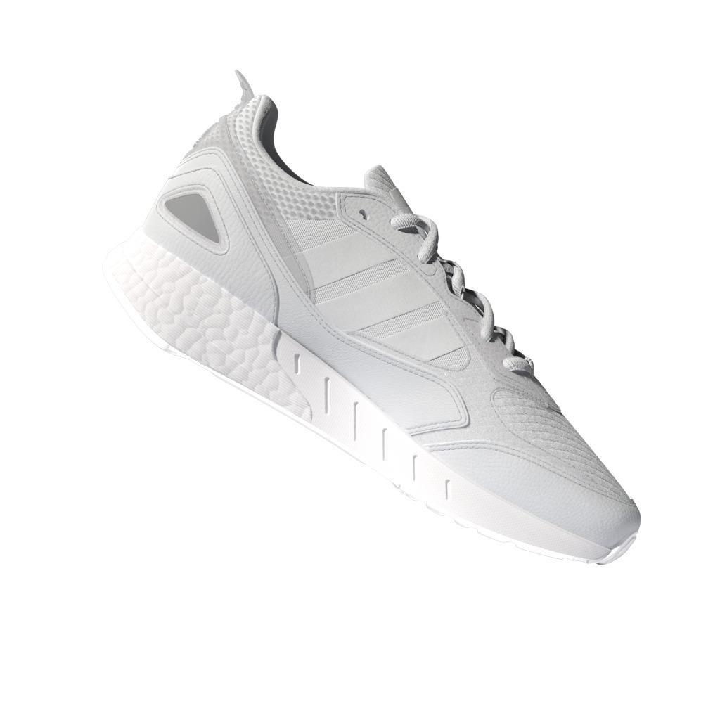 Unisex Zx 1K Boost 2.0 Shoes, White, A901_ONE, large image number 2