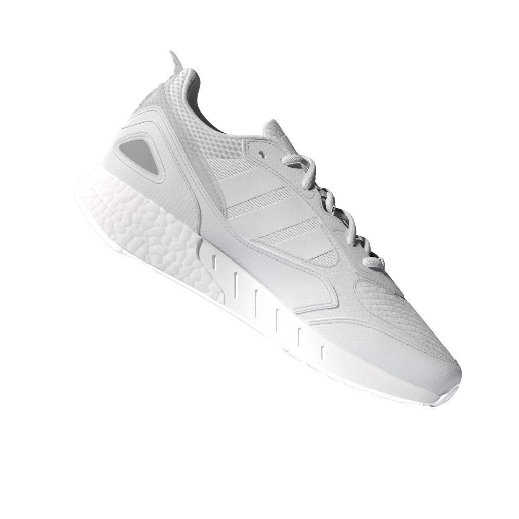 Unisex Kids Zx 1K Boost 2.0 Shoes, White, A901_ONE, large image number 2