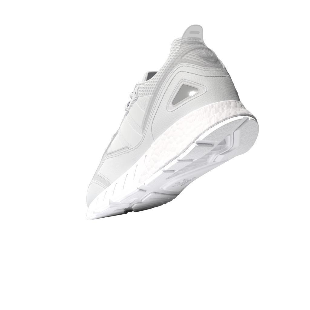 Unisex Kids Zx 1K Boost 2.0 Shoes, White, , large image number 3