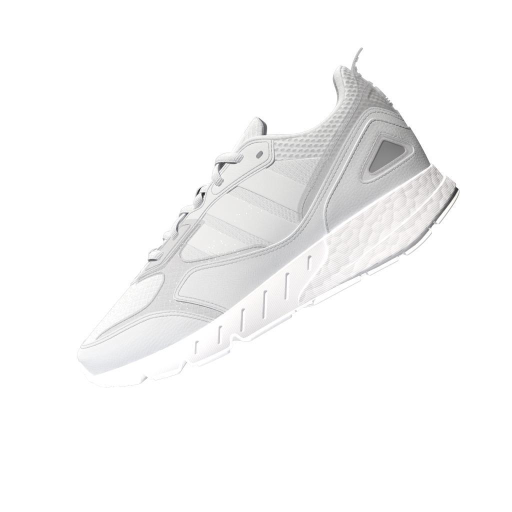 Unisex Kids Zx 1K Boost 2.0 Shoes, White, A901_ONE, large image number 7