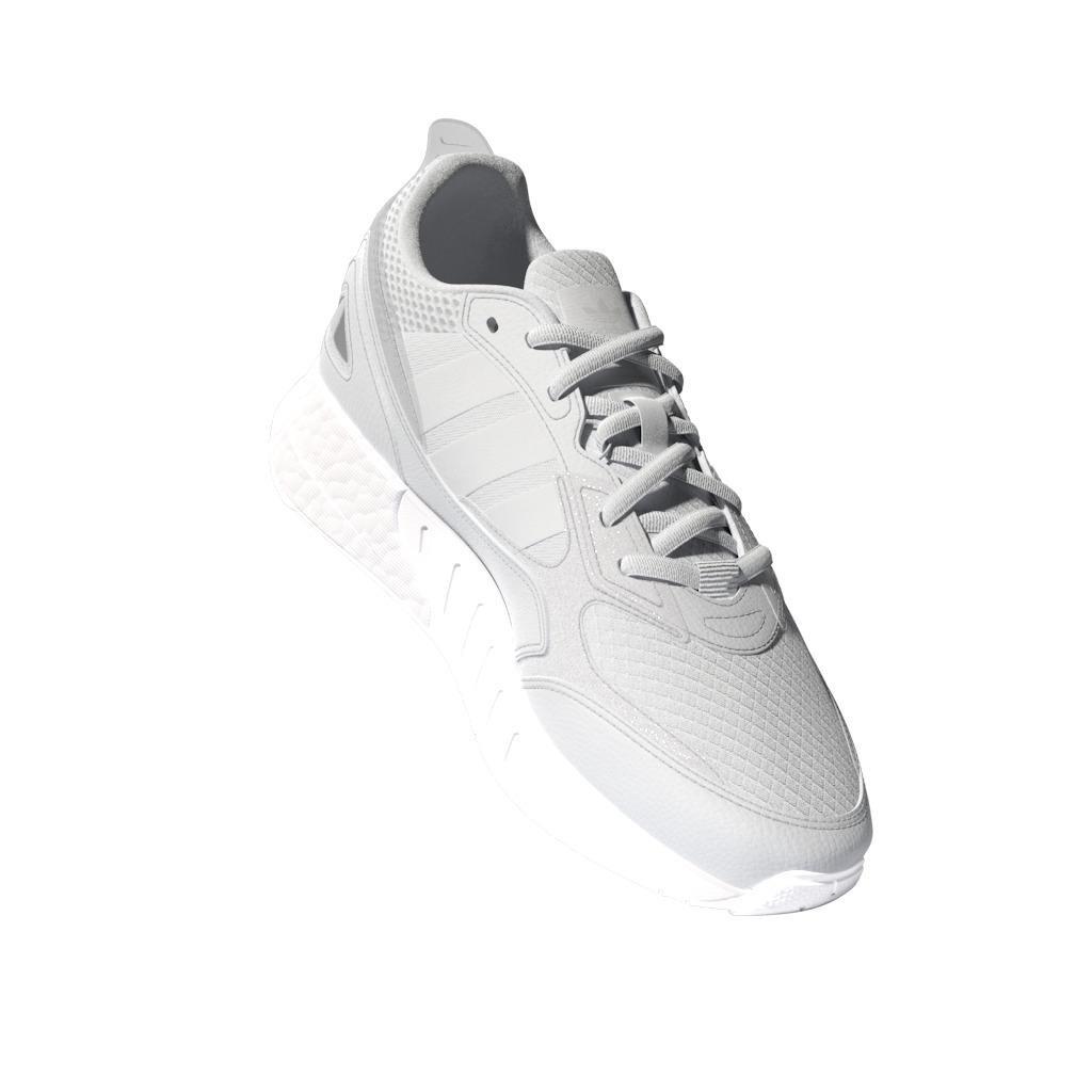Unisex Kids Zx 1K Boost 2.0 Shoes, White, A901_ONE, large image number 8