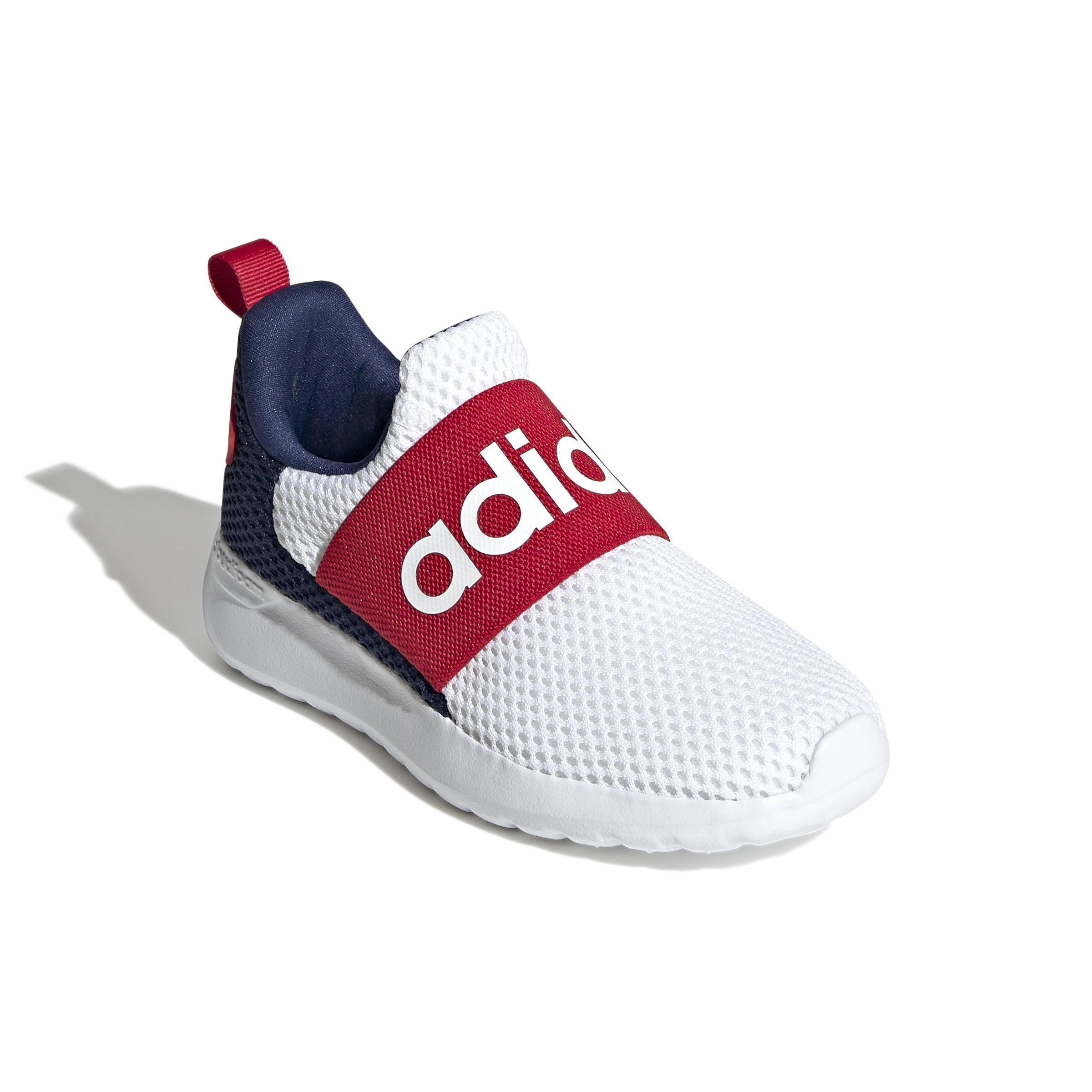 Unisex Kids Lite Racer Adapt 4.0 Shoes , White, A901_ONE, large image number 1