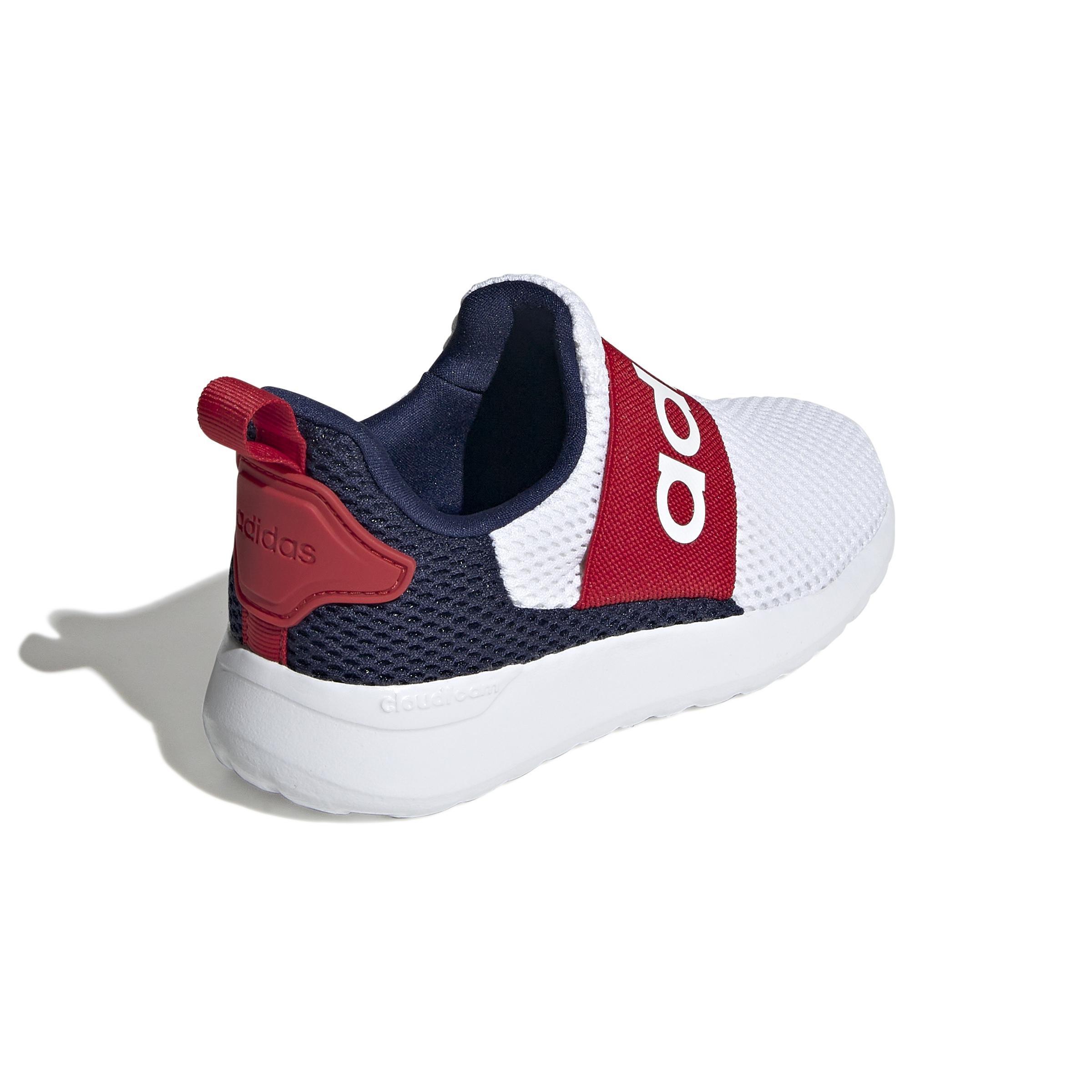 Unisex Kids Lite Racer Adapt 4.0 Shoes , White, A901_ONE, large image number 2