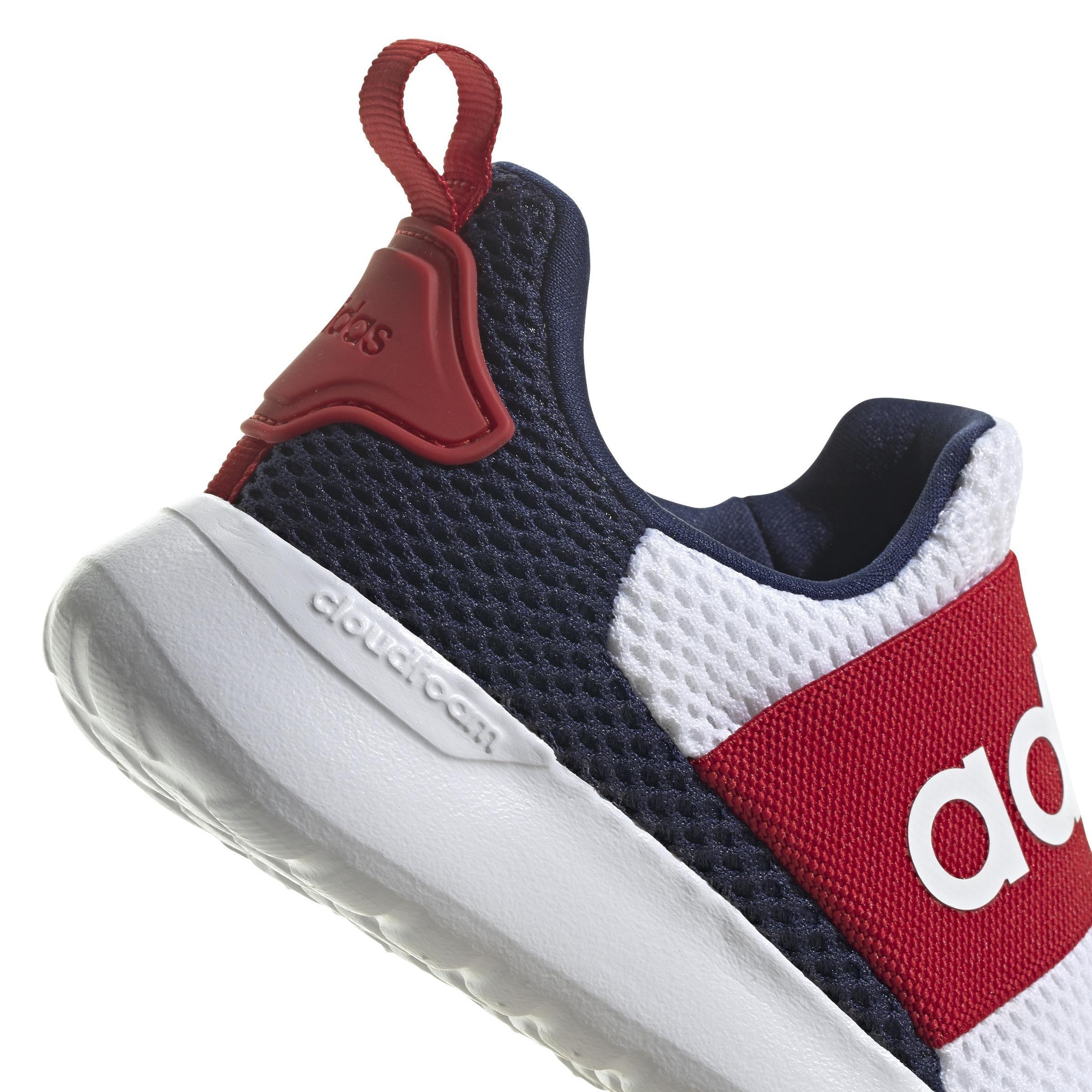 Unisex Kids Lite Racer Adapt 4.0 Shoes , White, A901_ONE, large image number 3