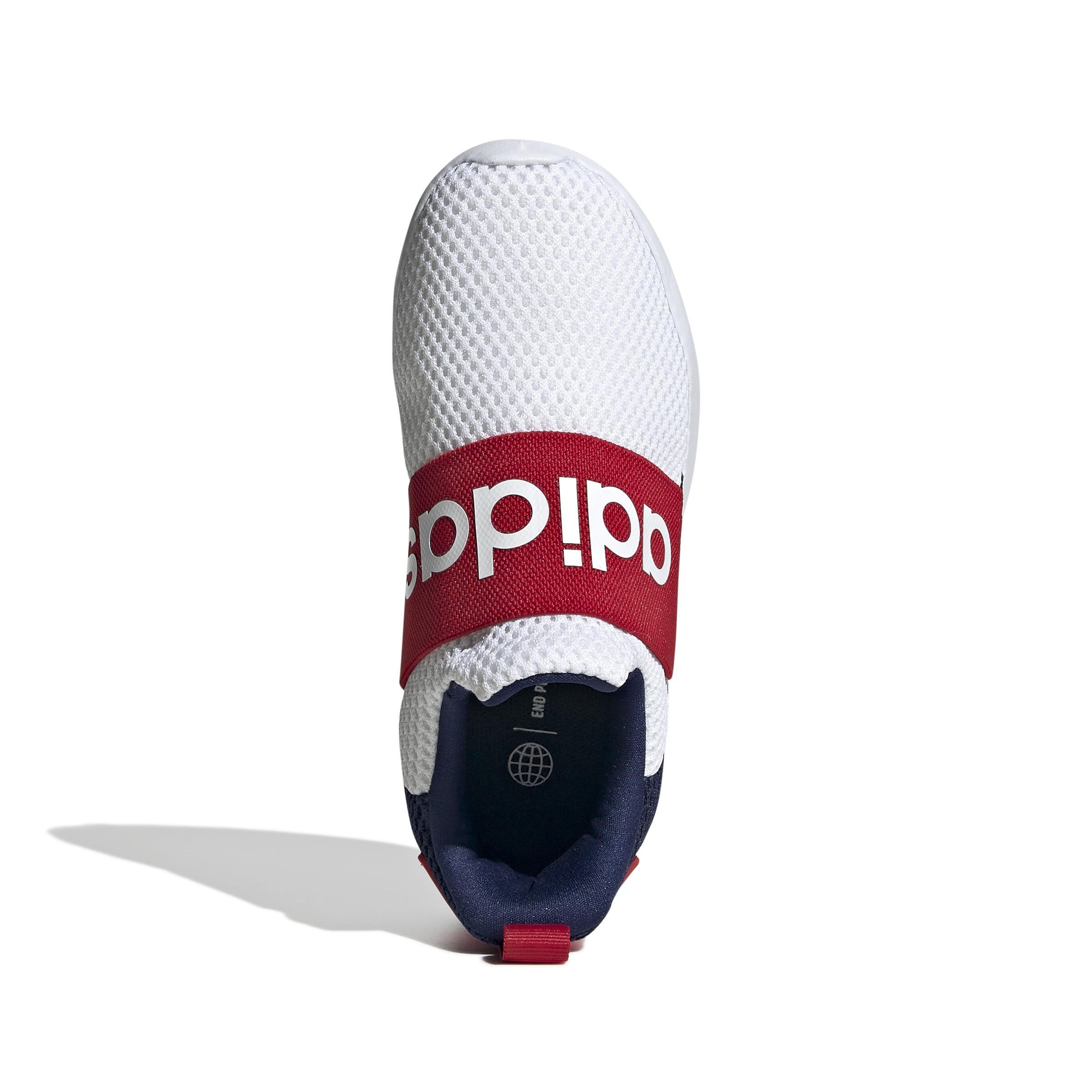 Unisex Kids Lite Racer Adapt 4.0 Shoes , White, A901_ONE, large image number 9