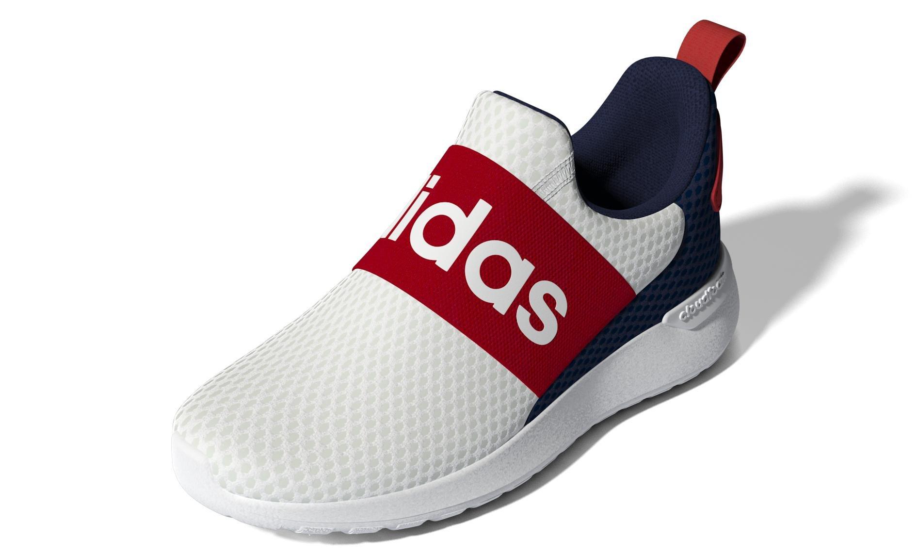 Unisex Kids Lite Racer Adapt 4.0 Shoes , White, A901_ONE, large image number 17