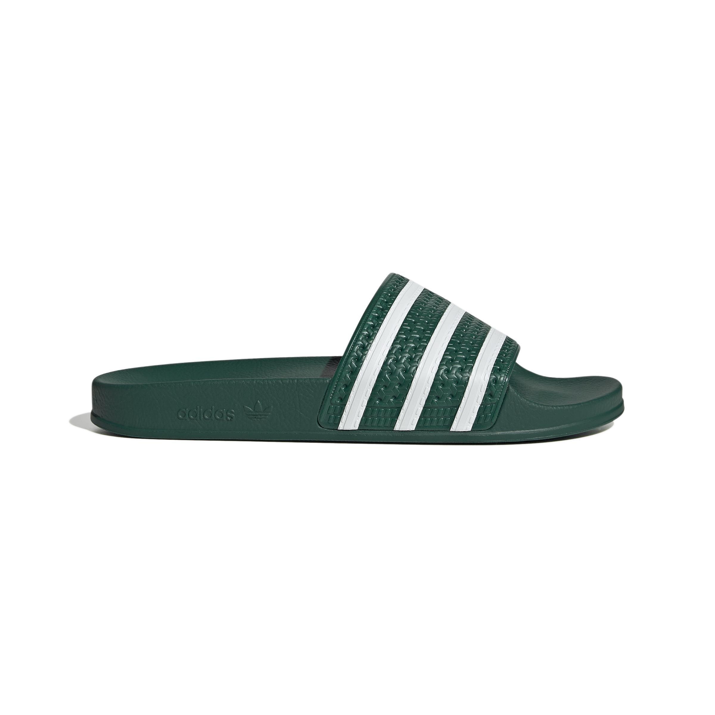 Adilette Slides, Green, A901_ONE, large image number 0
