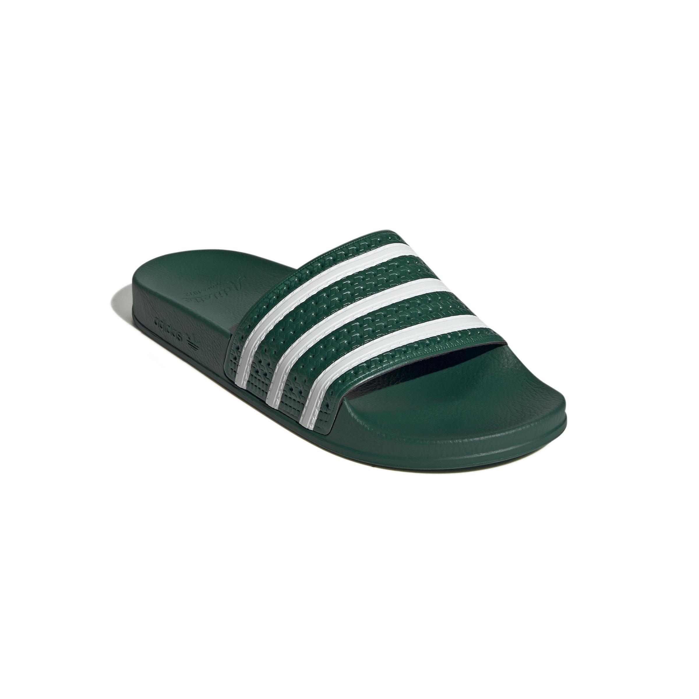 Adilette Slides, Green, A901_ONE, large image number 1