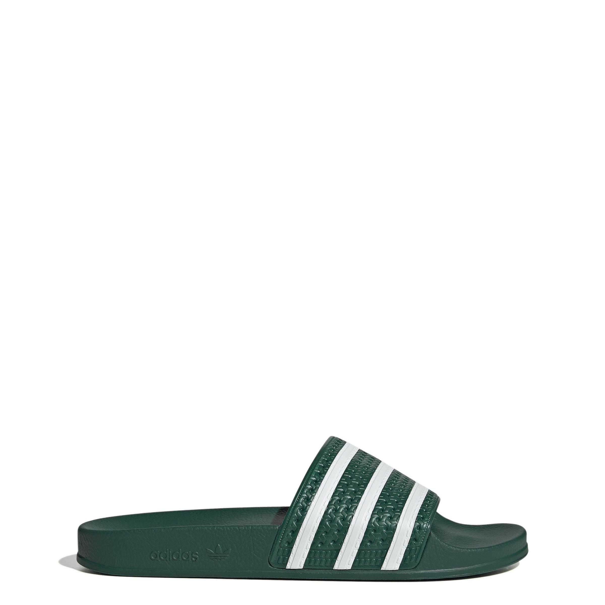 Adilette Slides, Green, A901_ONE, large image number 10