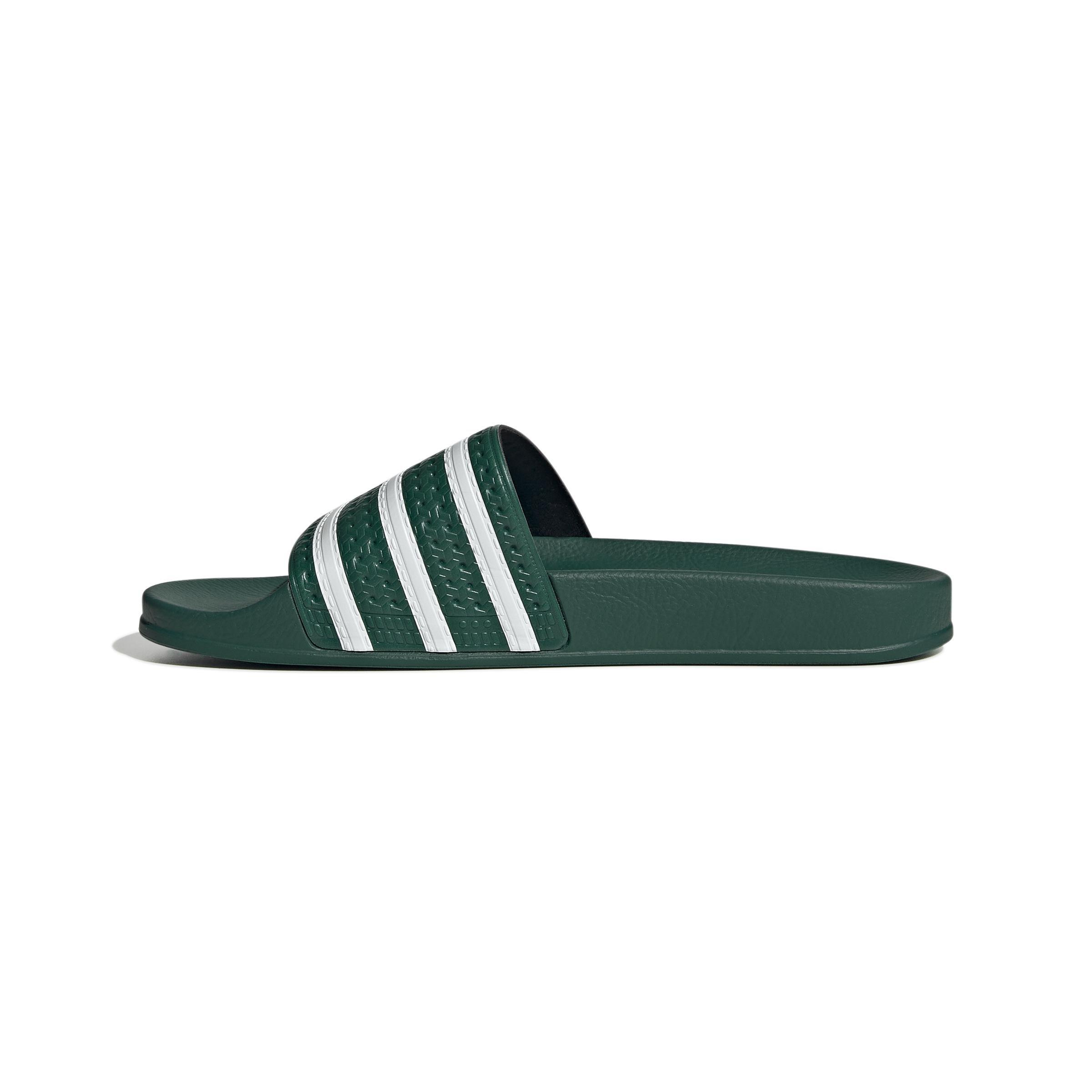 Adilette Slides, Green, A901_ONE, large image number 12