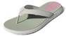 Women Comfort Flip-Flops, White, A901_ONE, thumbnail image number 6