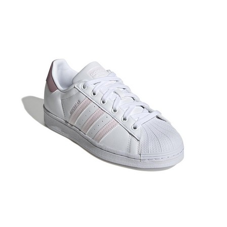 Kids Superstar Shoes Ftwr, White, A901_ONE, large image number 1