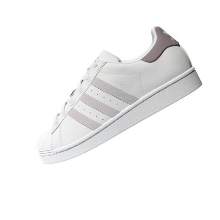 Kids Superstar Shoes Ftwr, White, A901_ONE, large image number 10