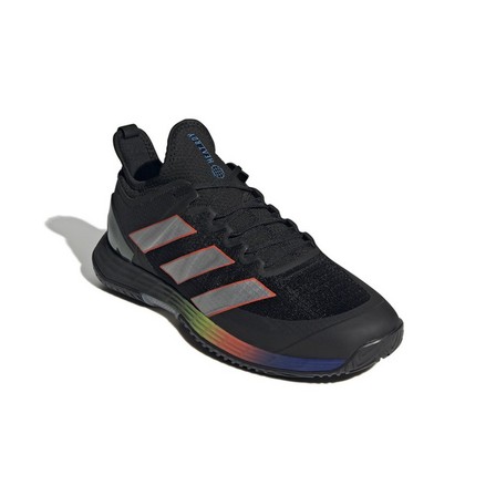 Men Adizero Ubersonic 4 Tennis Shoes, Black, A901_ONE, large image number 0