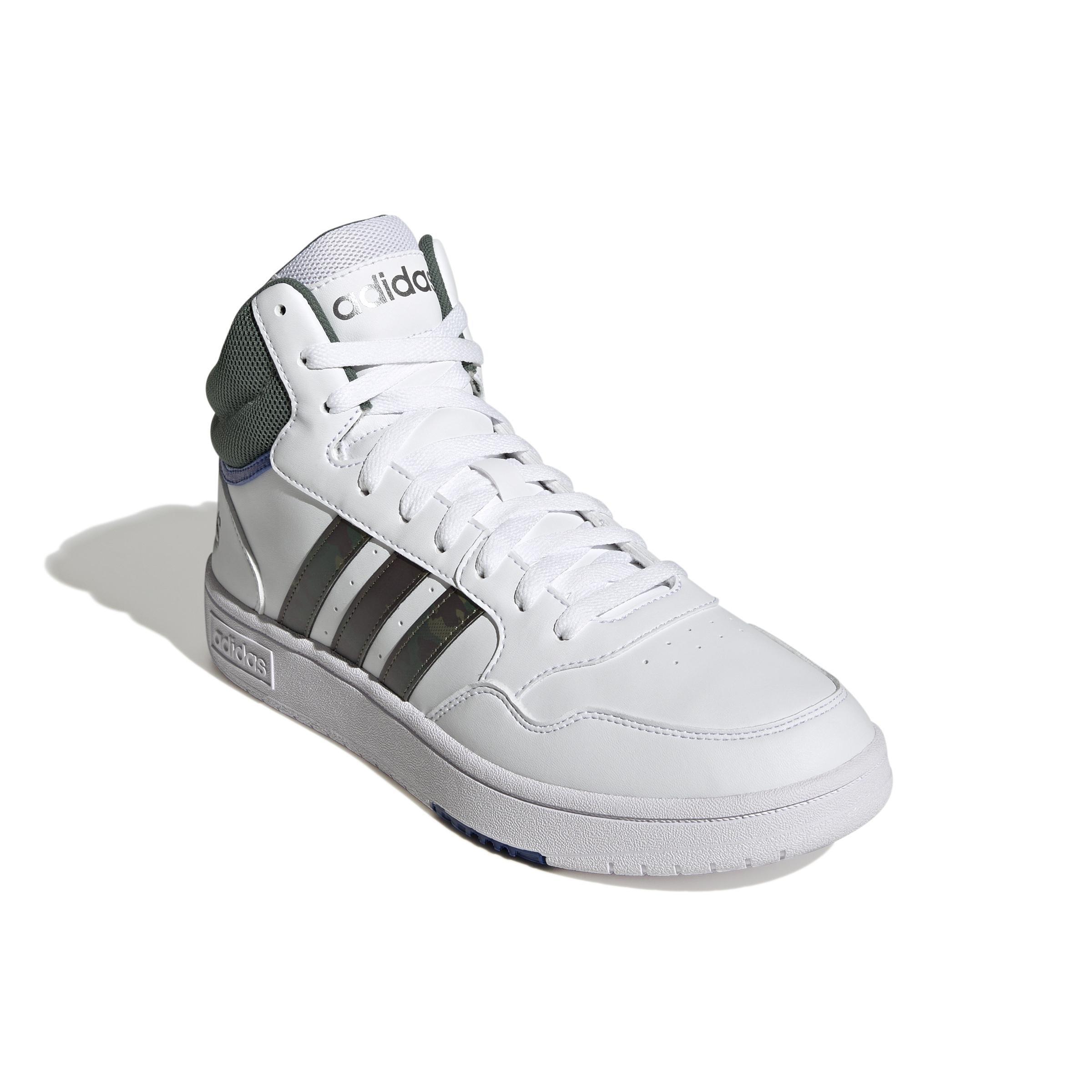 Hoops 3.0 Lifestyle Basketball Mid Classic Vintage Shoes, White, A901_ONE, large image number 1