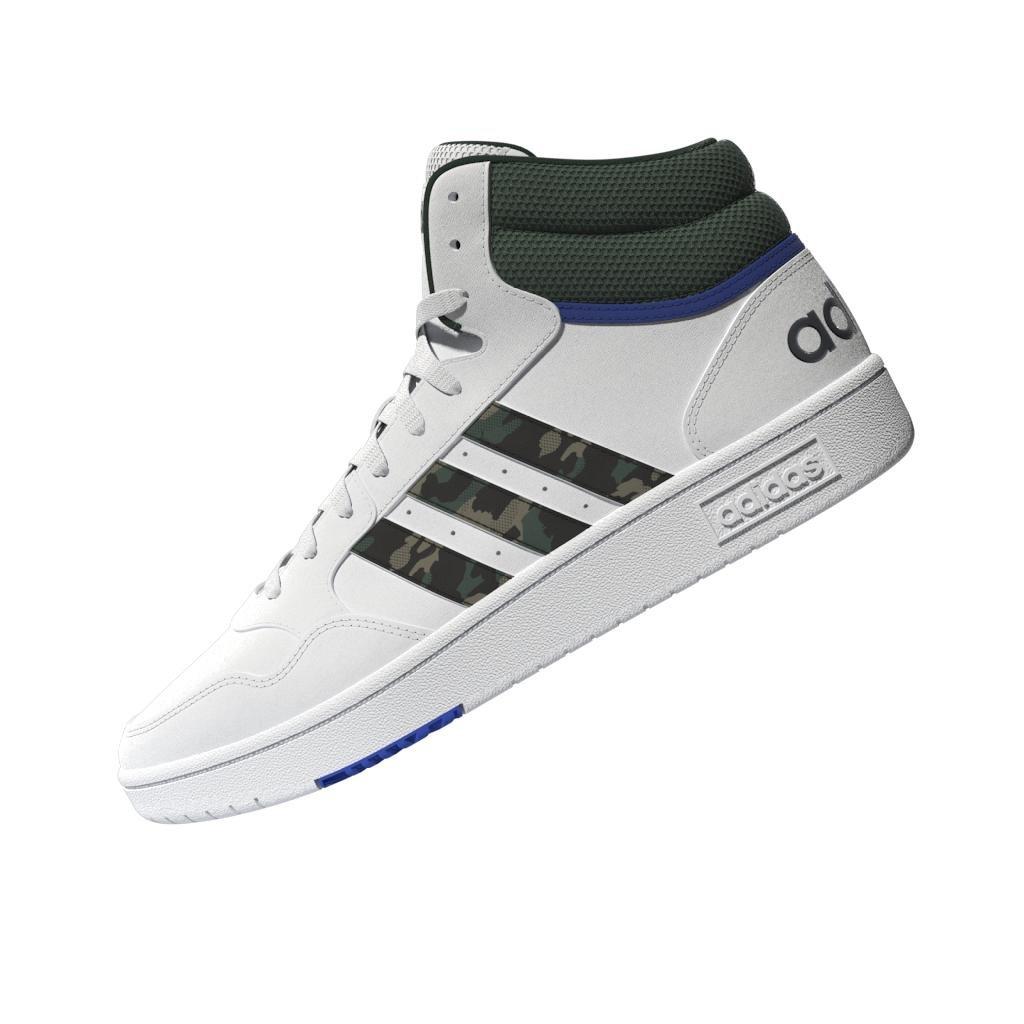 Hoops 3.0 Lifestyle Basketball Mid Classic Vintage Shoes, White, A901_ONE, large image number 5