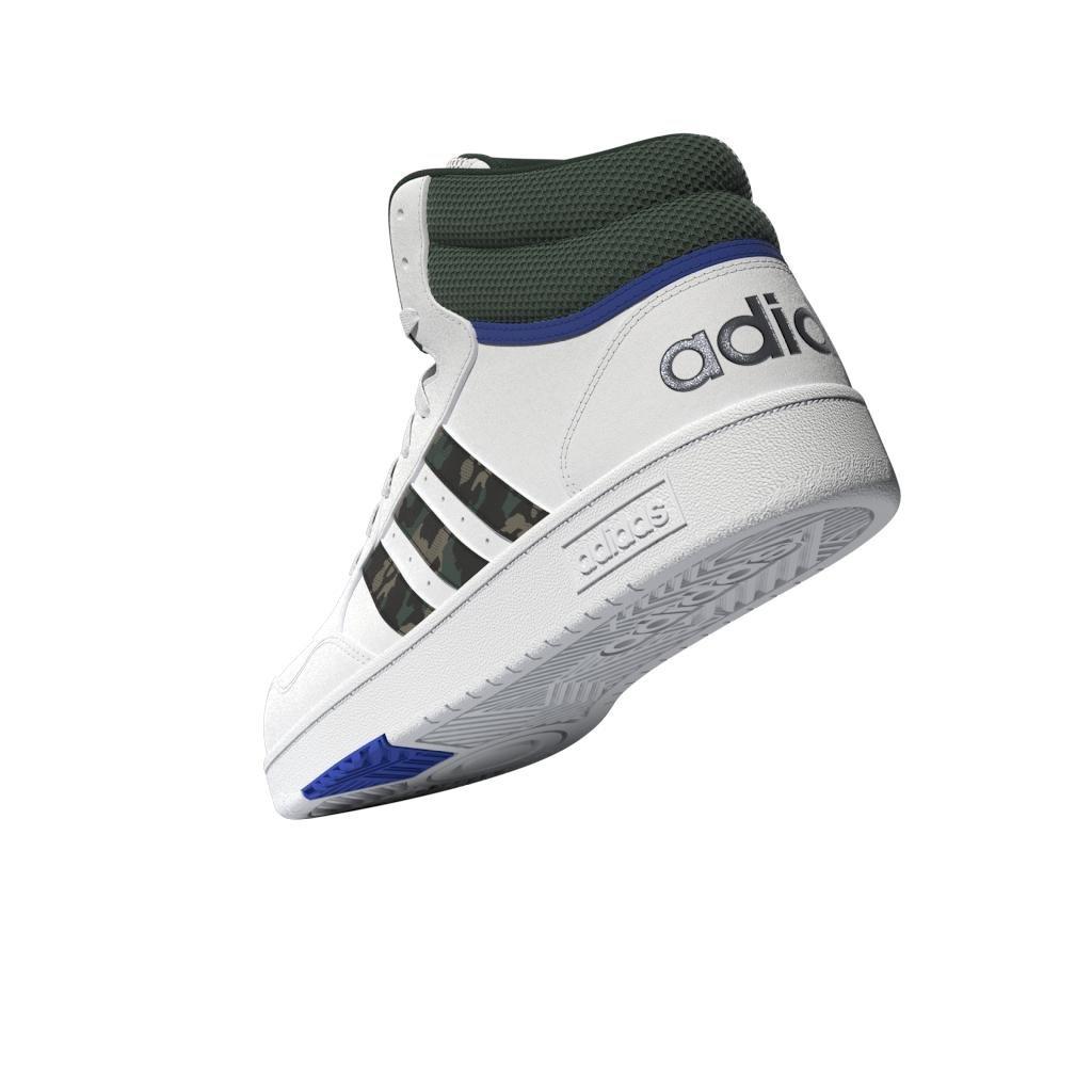 Hoops 3.0 Lifestyle Basketball Mid Classic Vintage Shoes, White, A901_ONE, large image number 9