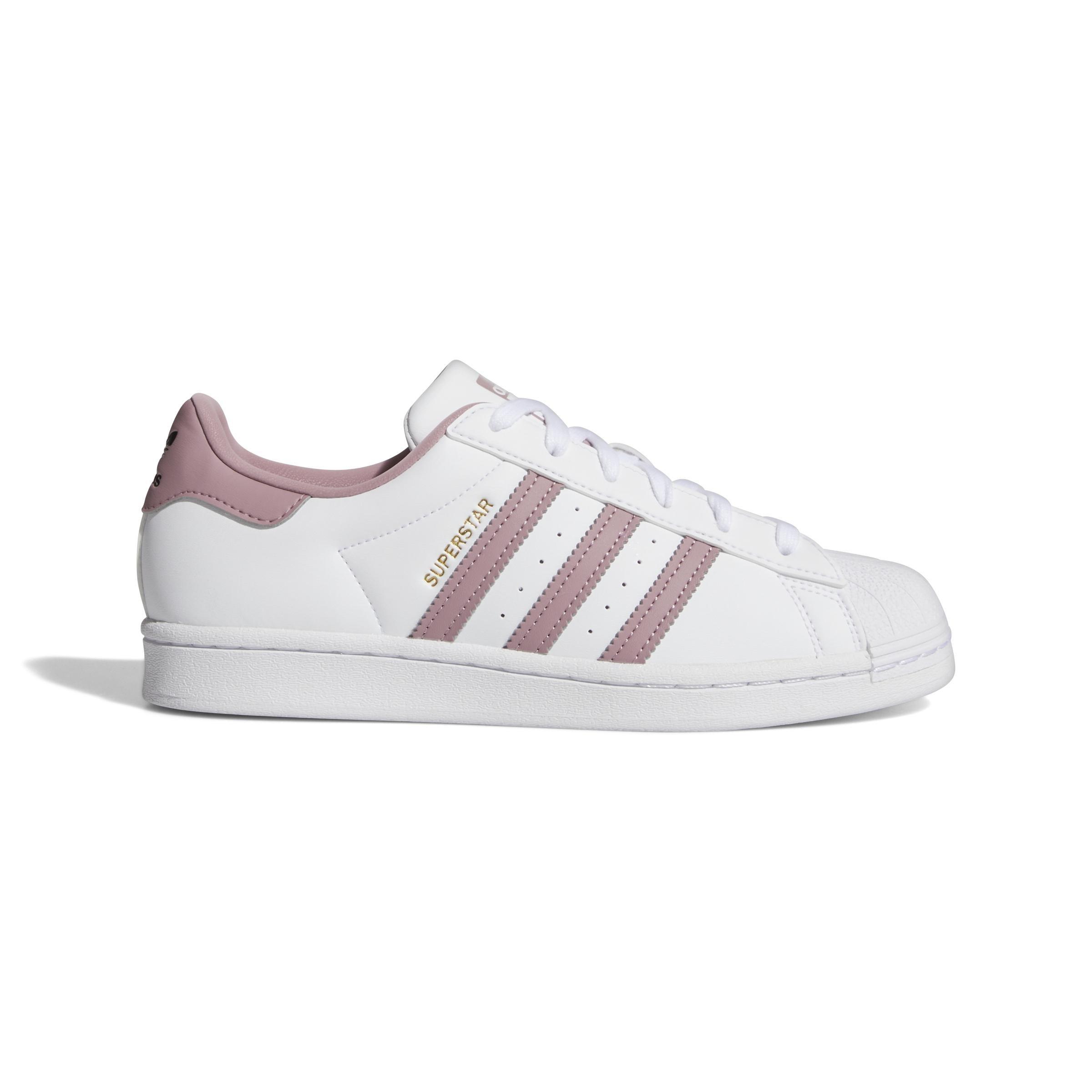 Superstar womens white outlet and pink