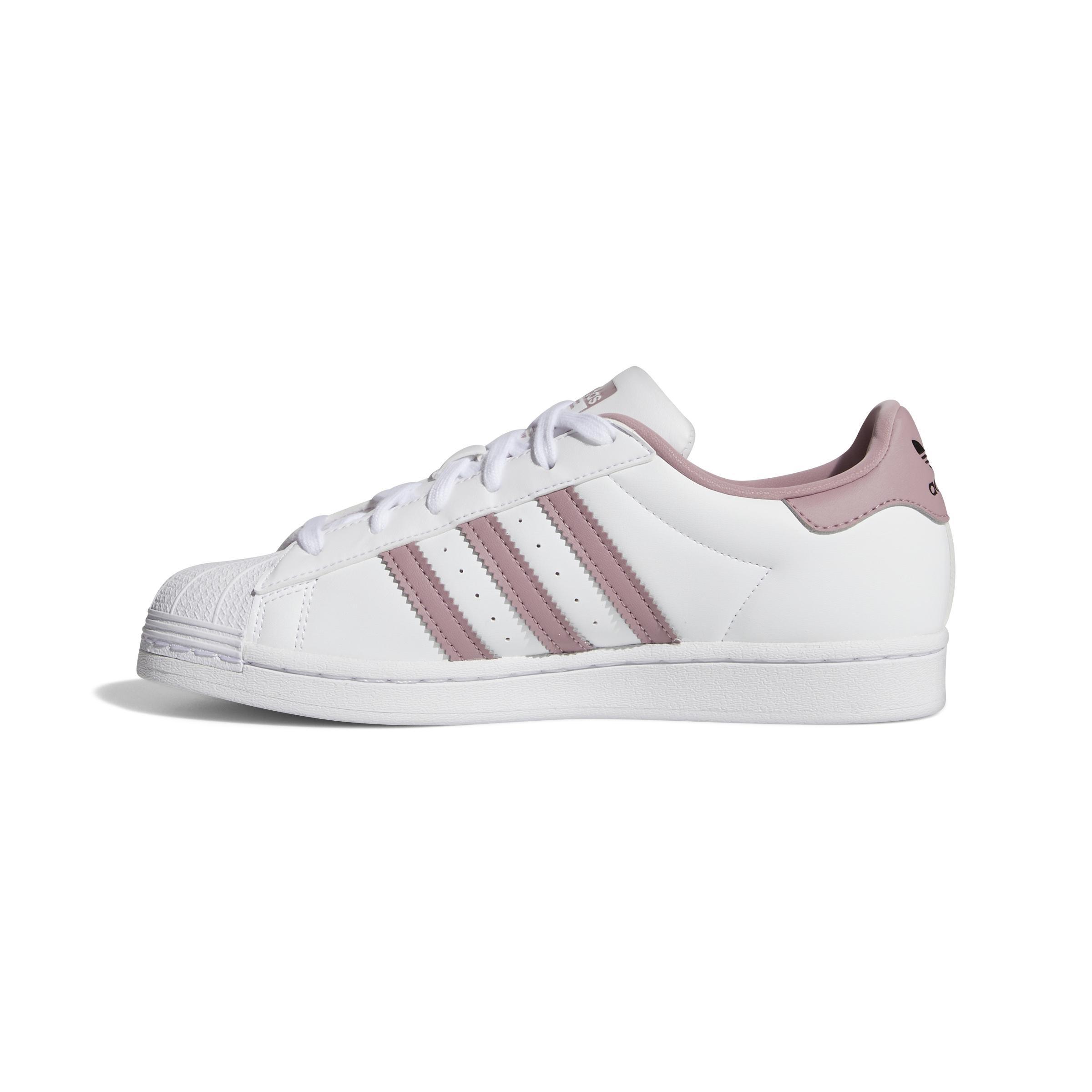 Adidas superstar store shoes women's white