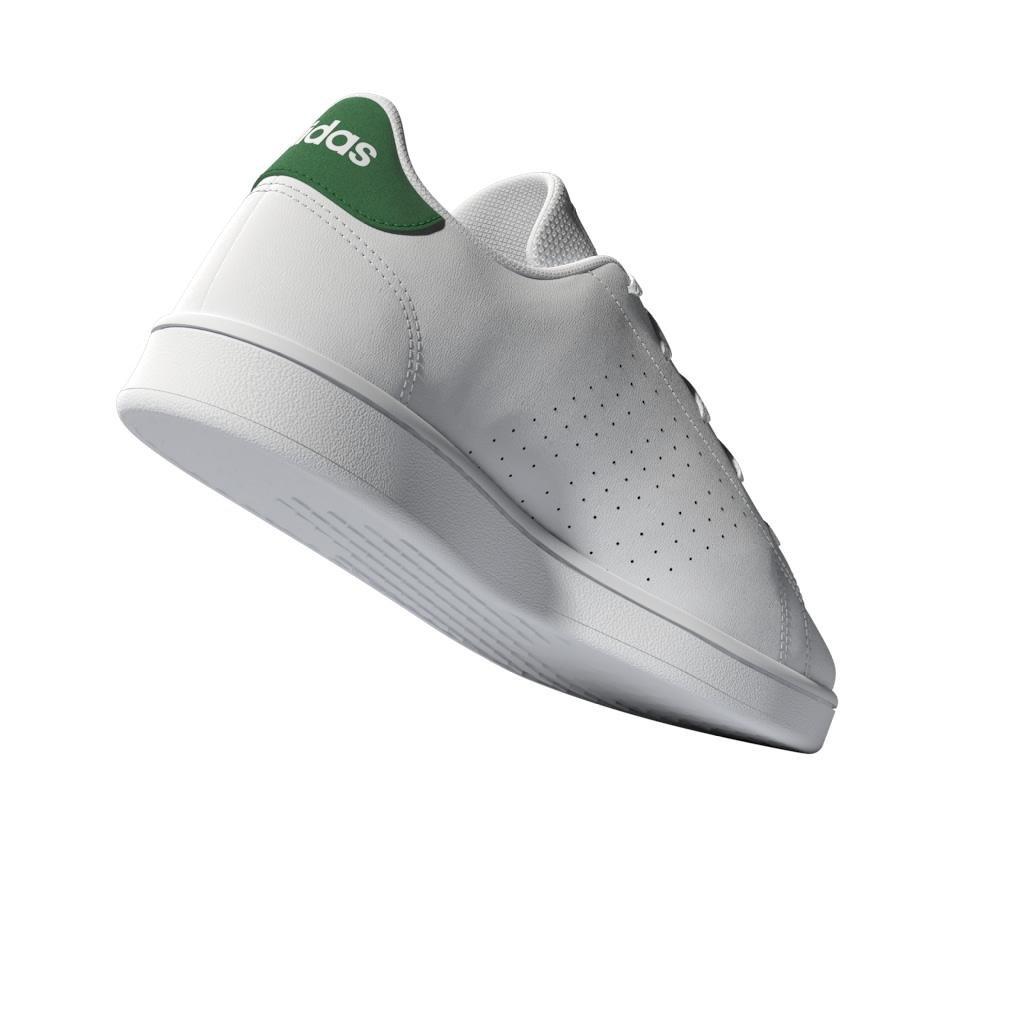 Unisex Kids Advantage Lifestyle Court Lace Shoes, White, A901_ONE, large image number 7