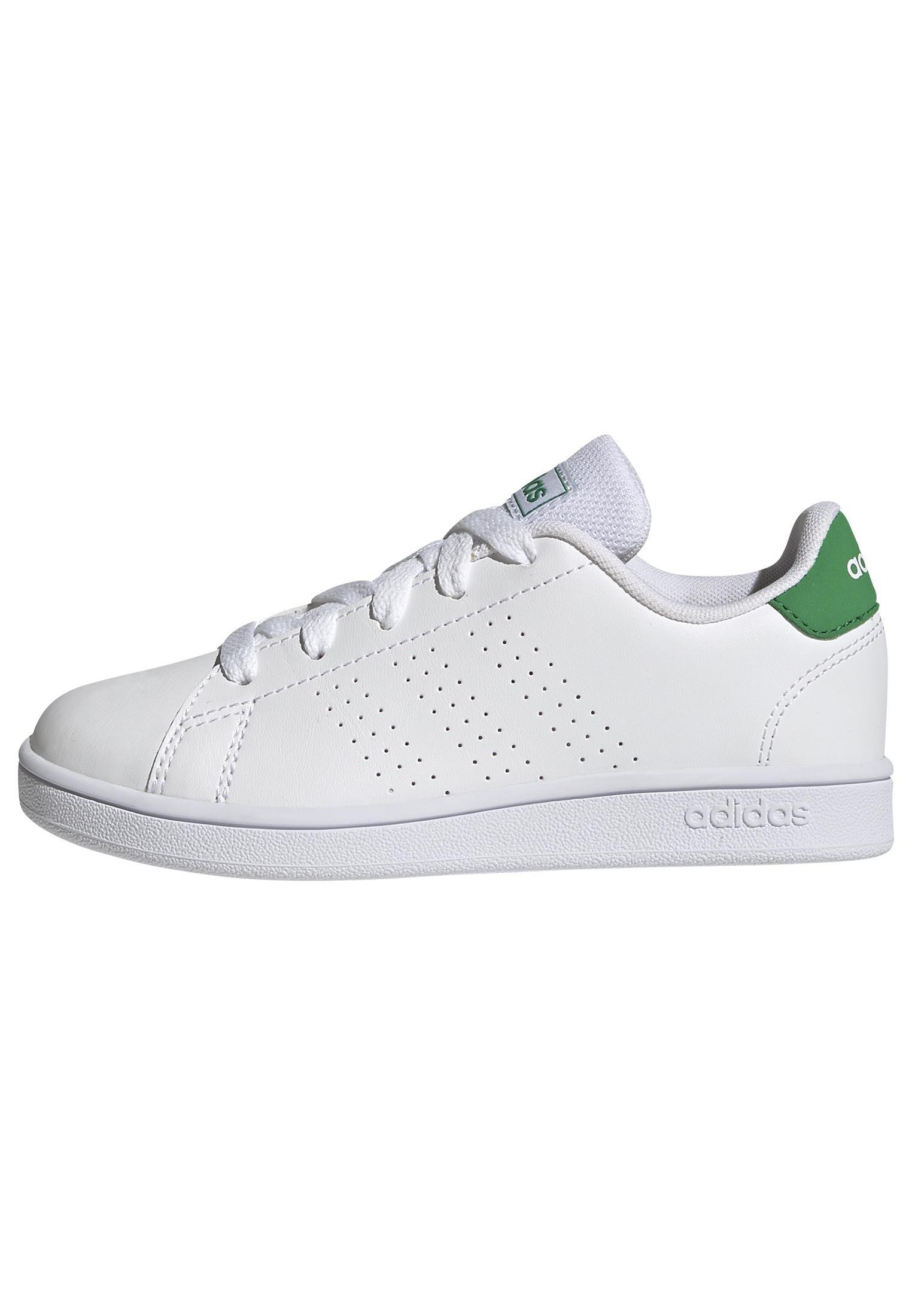 Unisex Kids Advantage Lifestyle Court Lace Shoes, White, A901_ONE, large image number 13