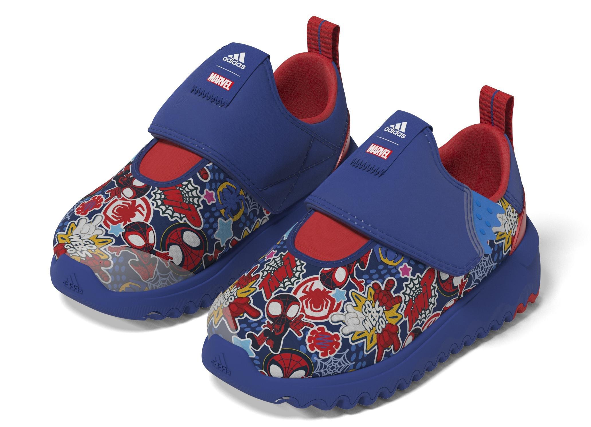 Unisex Infant Disney Suru363 Spider-Man Slip On Infant Shoe, Blue, A901_ONE, large image number 11