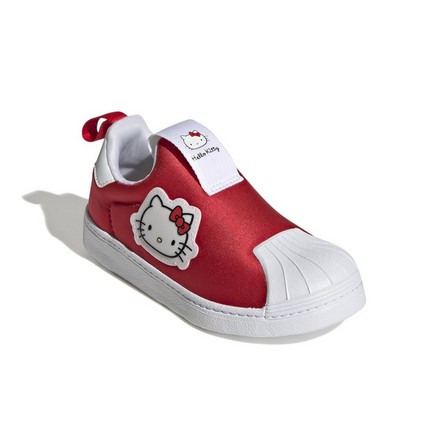 Kids Unisex Hello Kitty Superstar 360 Shoes, Red, A901_ONE, large image number 0