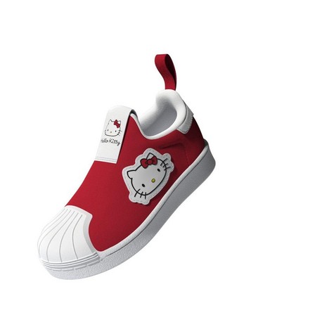 Kids Unisex Hello Kitty Superstar 360 Shoes, Red, A901_ONE, large image number 4