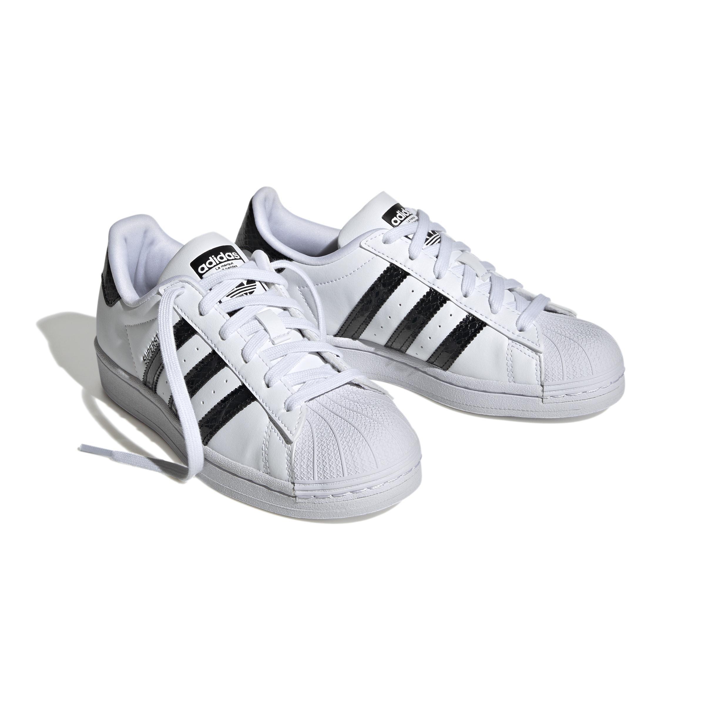 Unisex Kids Superstar Shoes, White, A901_ONE, large image number 0