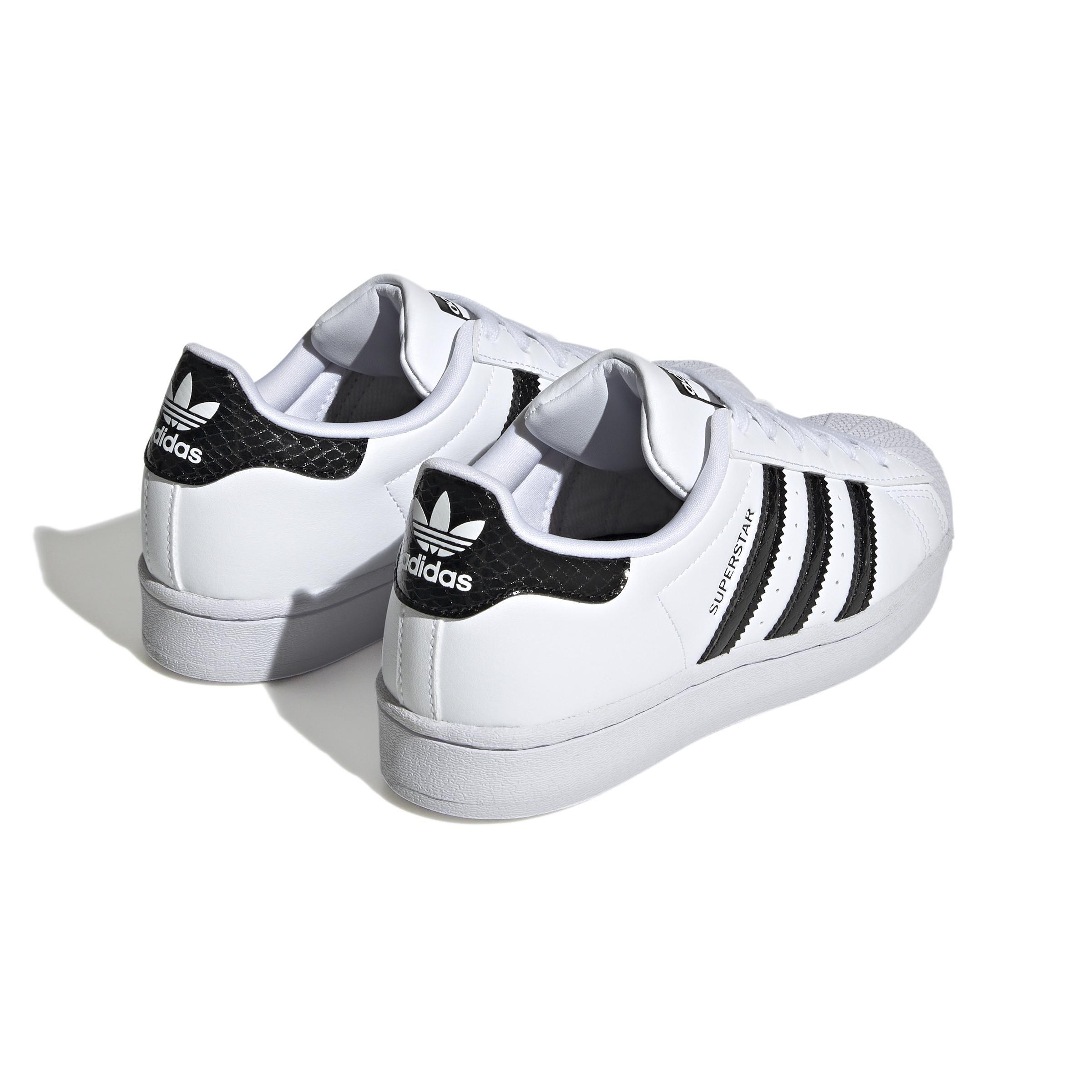 Unisex Kids Superstar Shoes, White, A901_ONE, large image number 1
