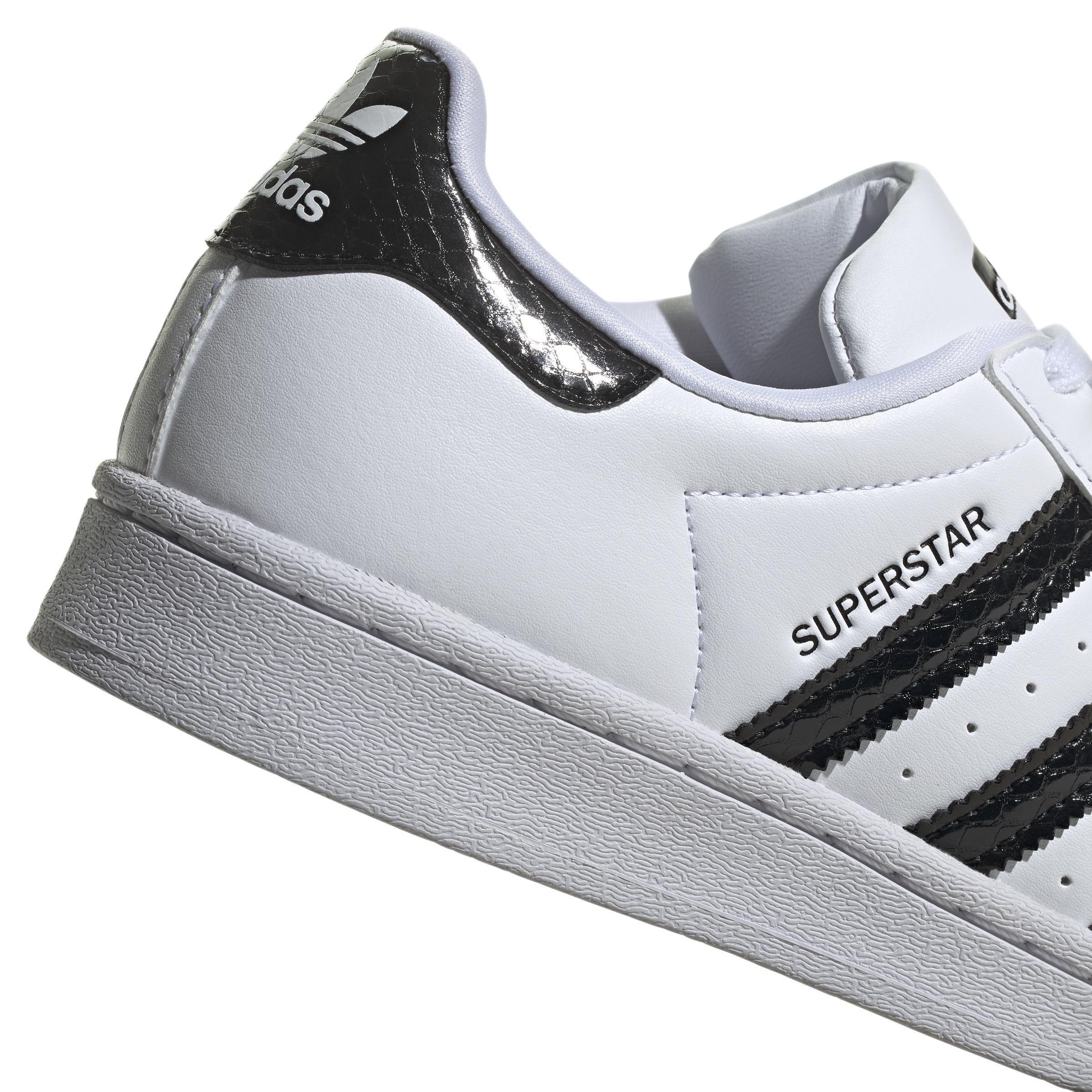 Unisex Kids Superstar Shoes, White, A901_ONE, large image number 3