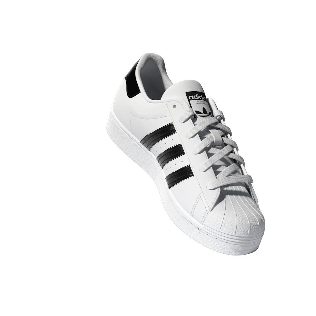 Unisex Kids Superstar Shoes, White, A901_ONE, large image number 6