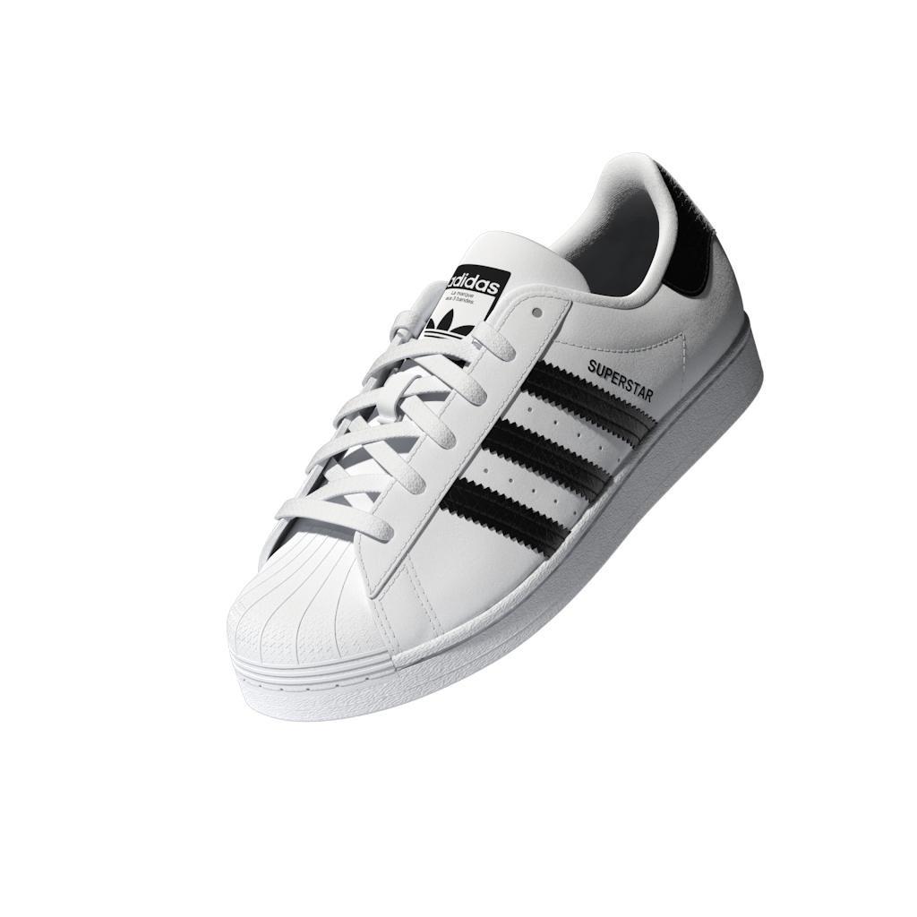Unisex Kids Superstar Shoes, White, A901_ONE, large image number 8