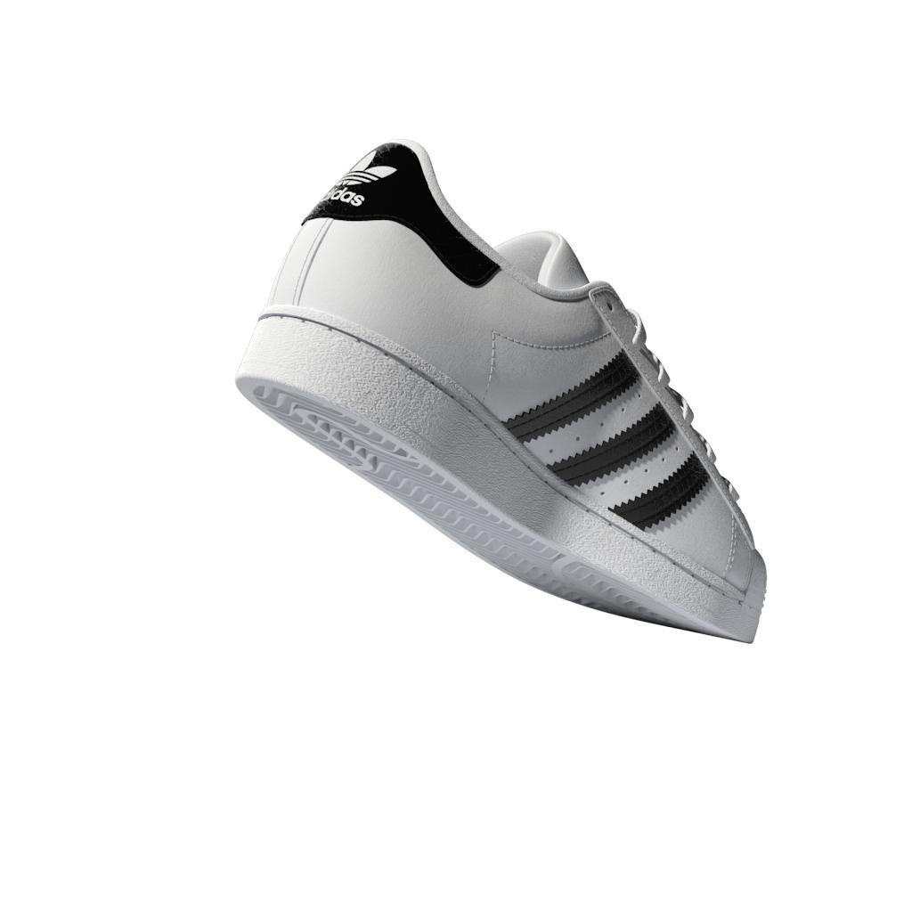 Unisex Kids Superstar Shoes, White, A901_ONE, large image number 10