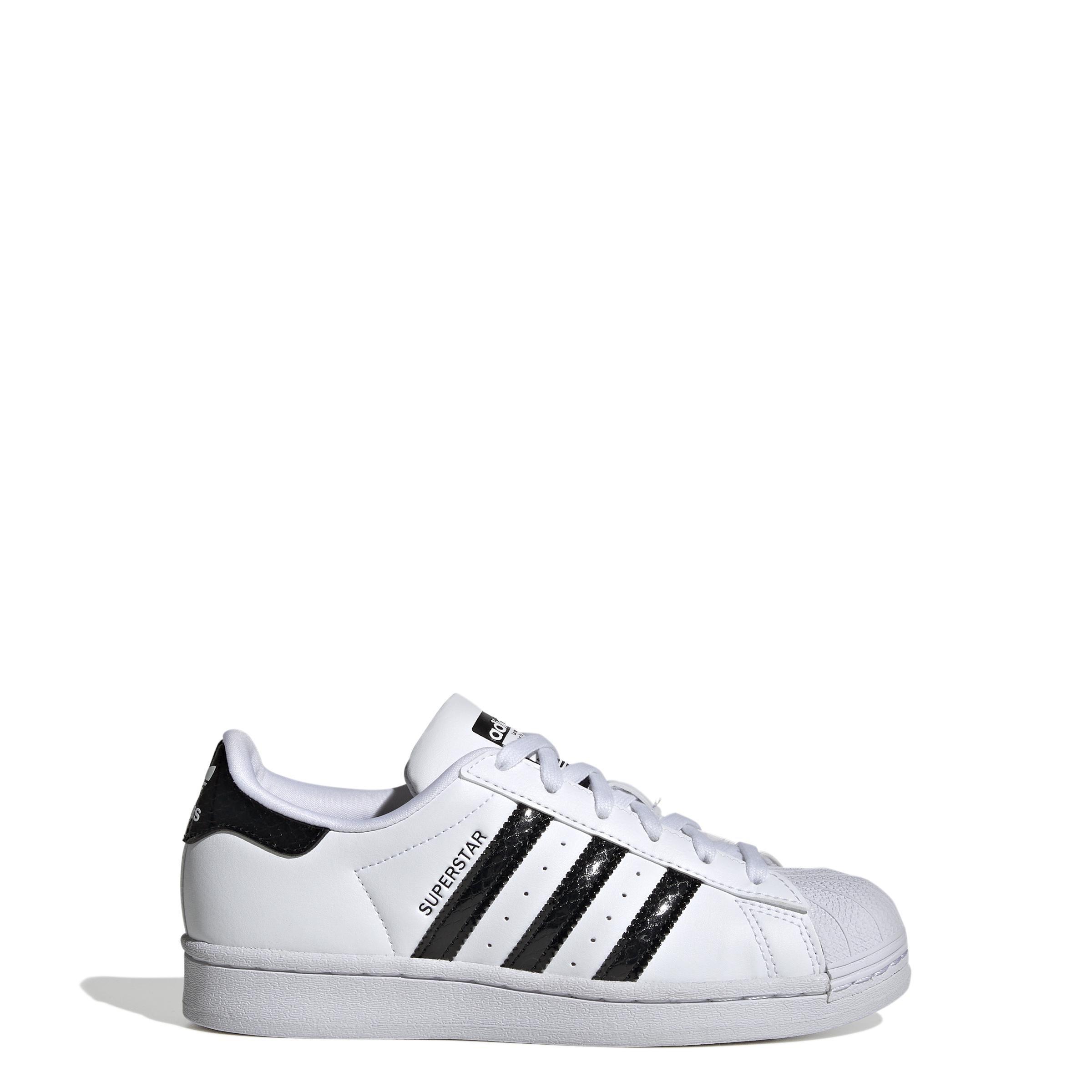 Unisex Kids Superstar Shoes, White, A901_ONE, large image number 11