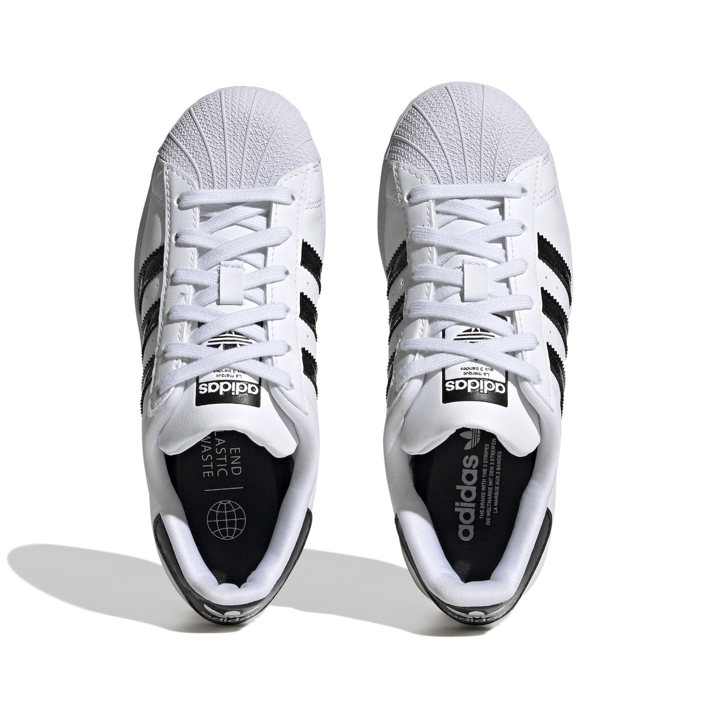 Unisex Kids Superstar Shoes, White, A901_ONE, large image number 14