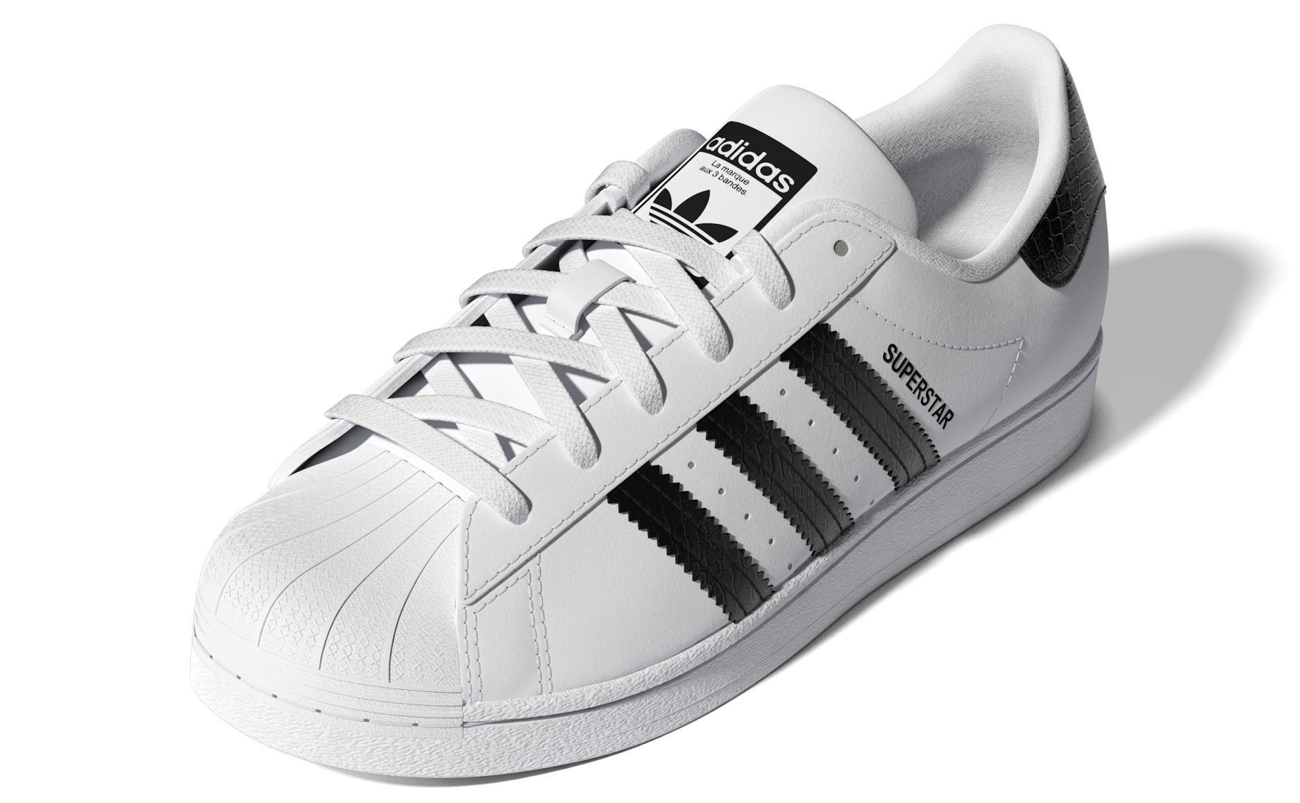 Unisex Kids Superstar Shoes, White, A901_ONE, large image number 18