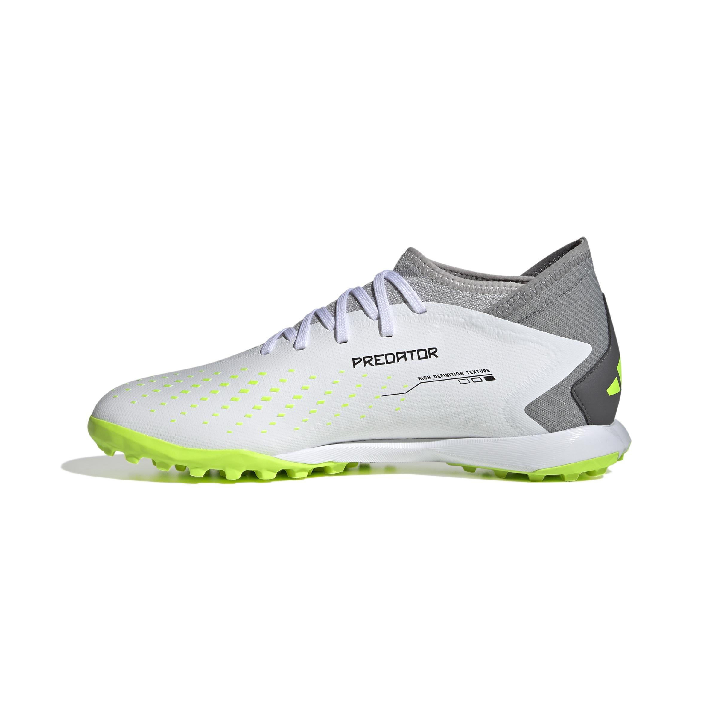 Unisex Predator Accuracy.3 Turf Boots, White, , large image number 12