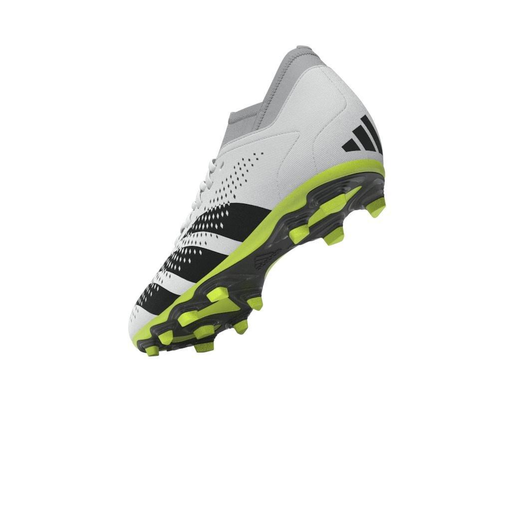 Unisex Predator Accuracy.4 Sock Flexible Ground Boots, White, , large image number 8