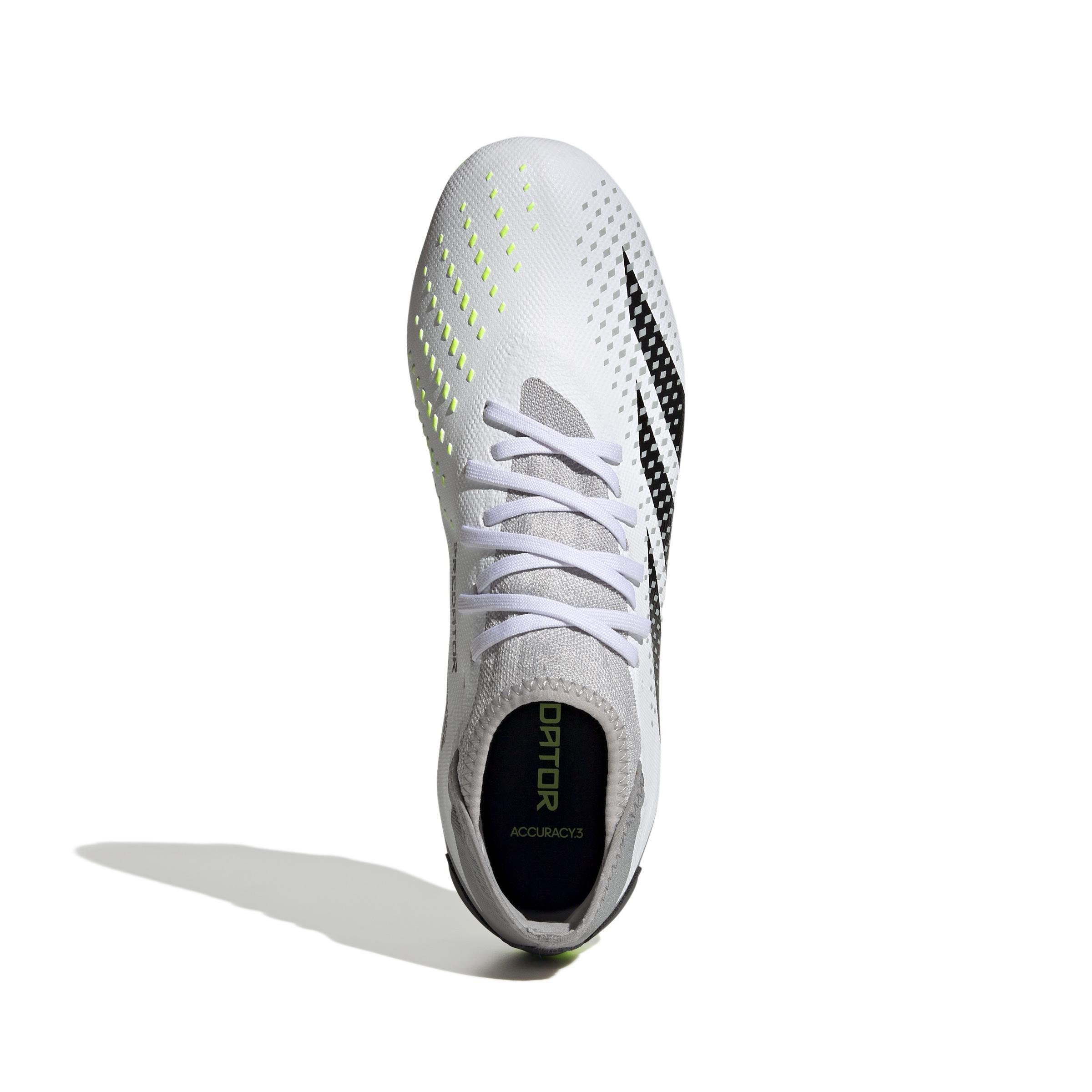 Unisex Predator Accuracy.3 Firm Ground Boots Ftwr, White, , large image number 1