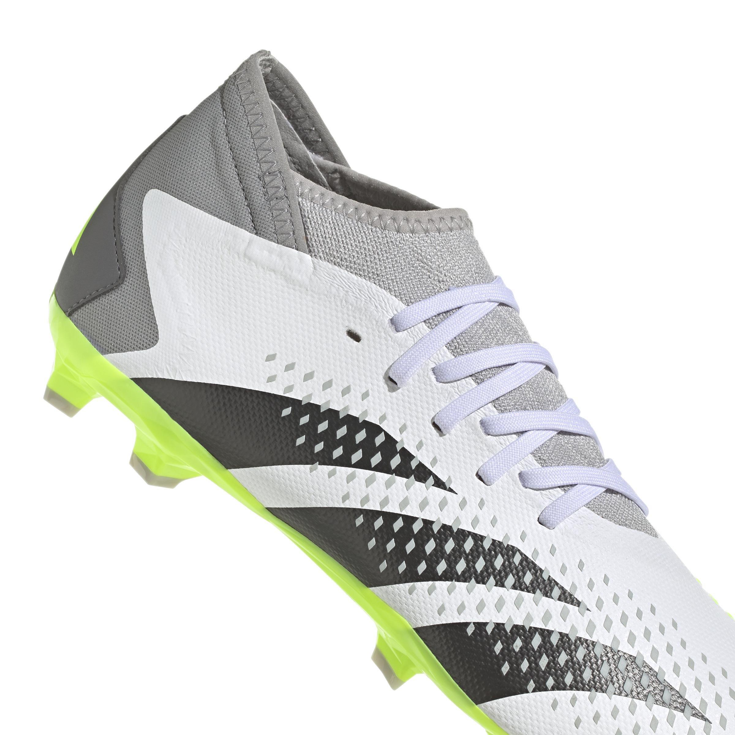 Unisex Predator Accuracy.3 Firm Ground Boots Ftwr, White, , large image number 4