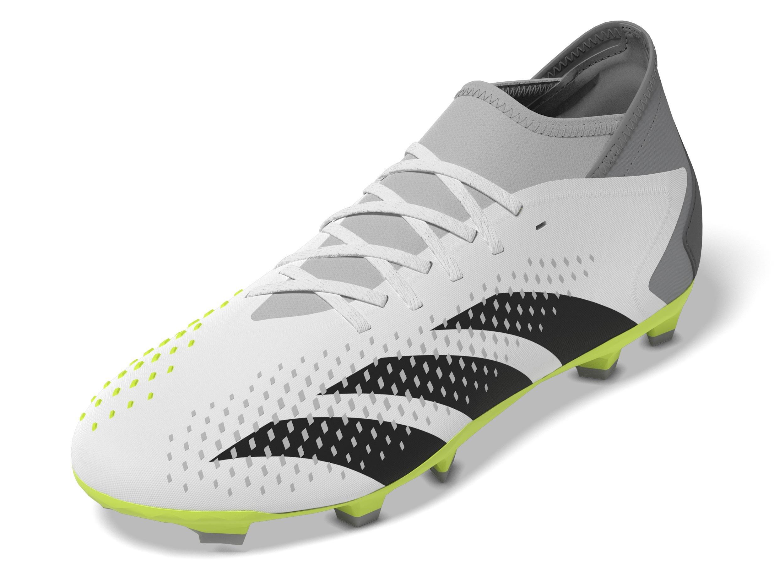 Unisex Predator Accuracy.3 Firm Ground Boots Ftwr, White, , large image number 7