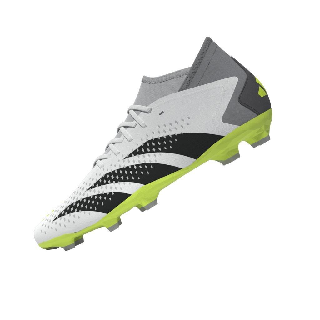 Unisex Predator Accuracy.3 Firm Ground Boots Ftwr, White, , large image number 10