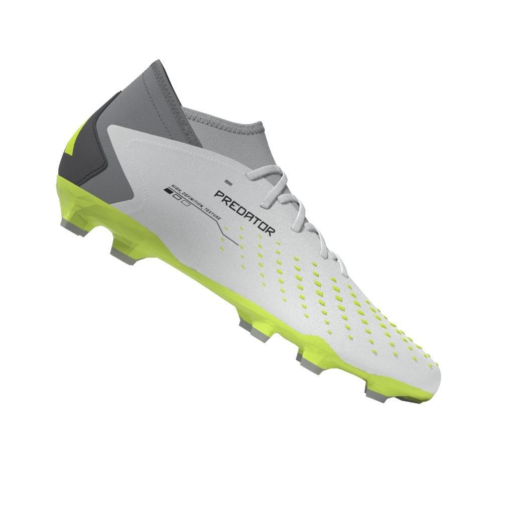 Unisex Predator Accuracy.3 Firm Ground Boots Ftwr, White, , large image number 12