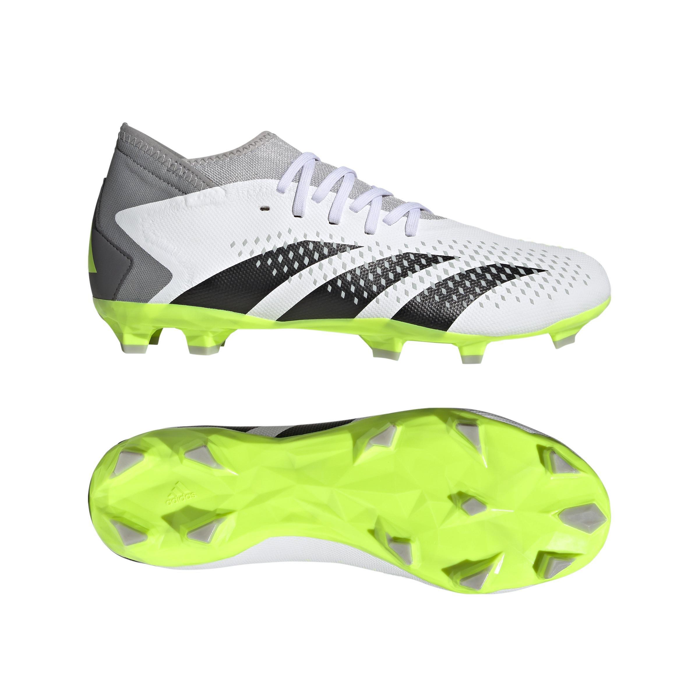 Unisex Predator Accuracy.3 Firm Ground Boots Ftwr, White, , large image number 13