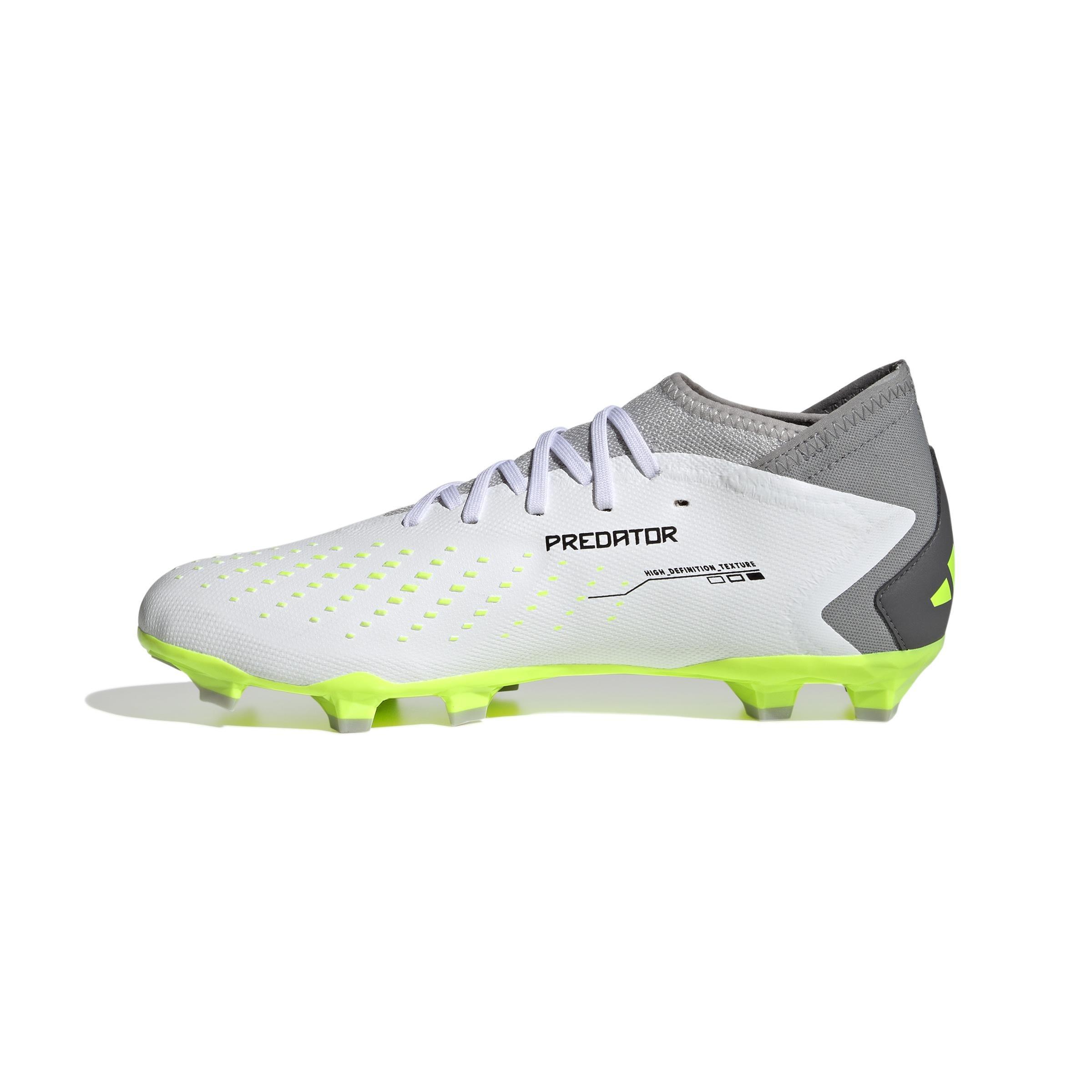 Unisex Predator Accuracy.3 Firm Ground Boots Ftwr, White, , large image number 14