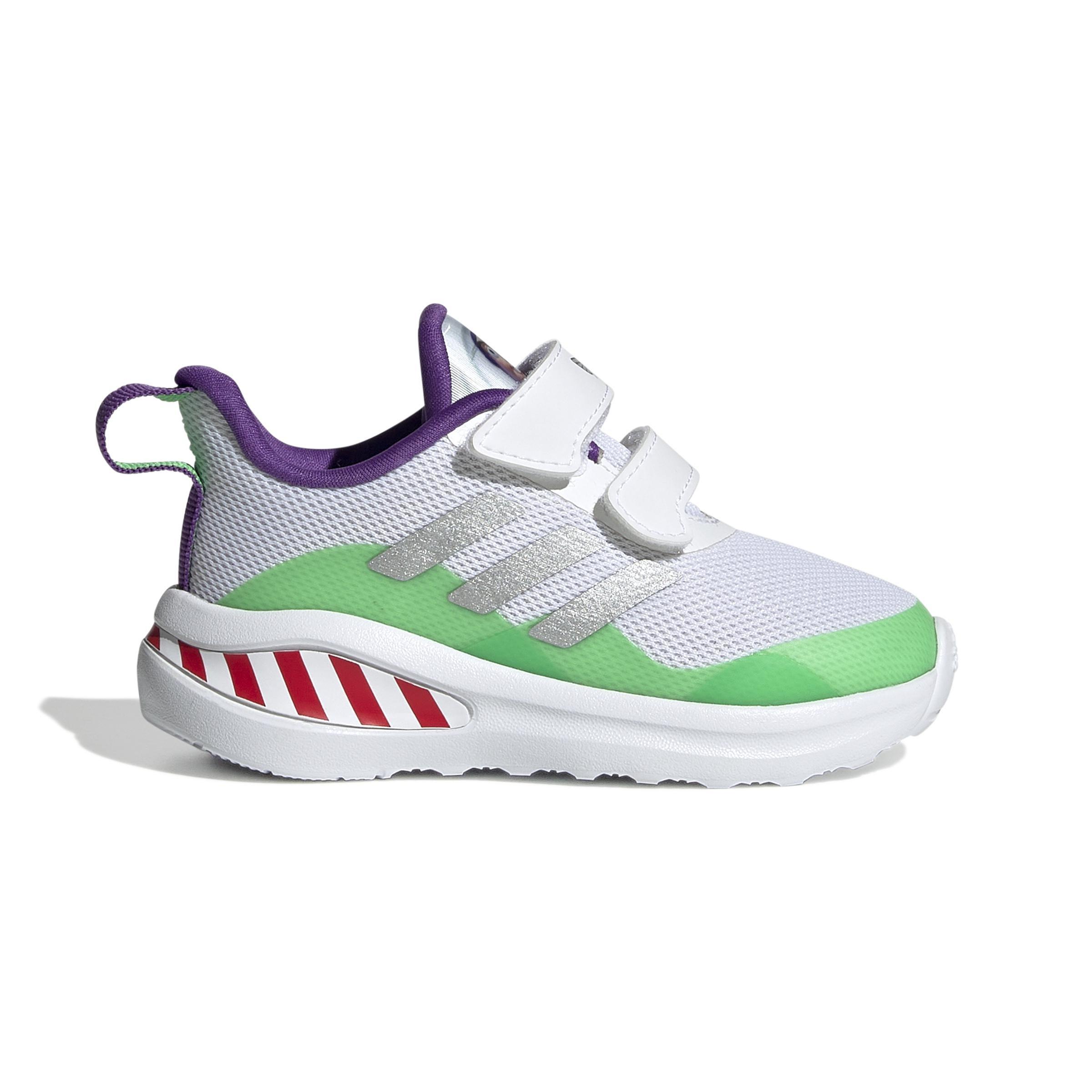 Unisex Kids adidas x Disney Pixar Buzz Lightyear Toy Story Fortarun Shoes, White, , large image number 0