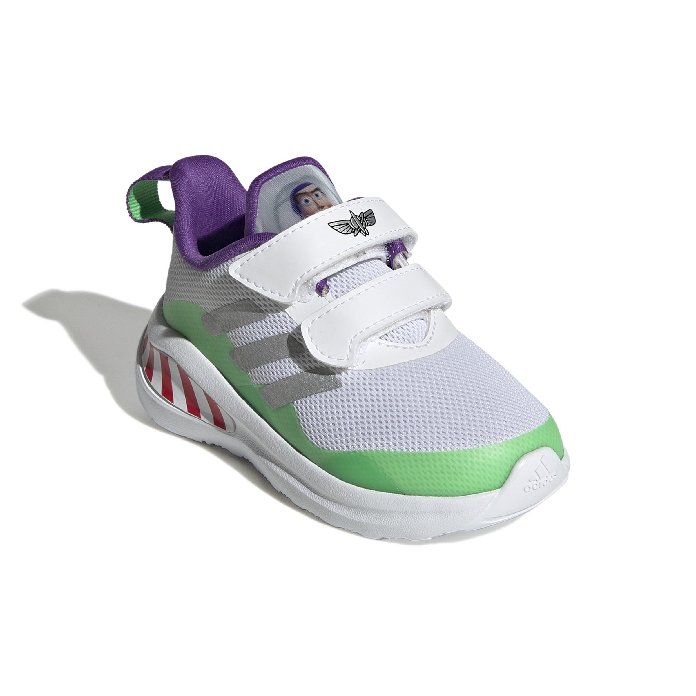 Unisex Kids adidas x Disney Pixar Buzz Lightyear Toy Story Fortarun Shoes, White, , large image number 1