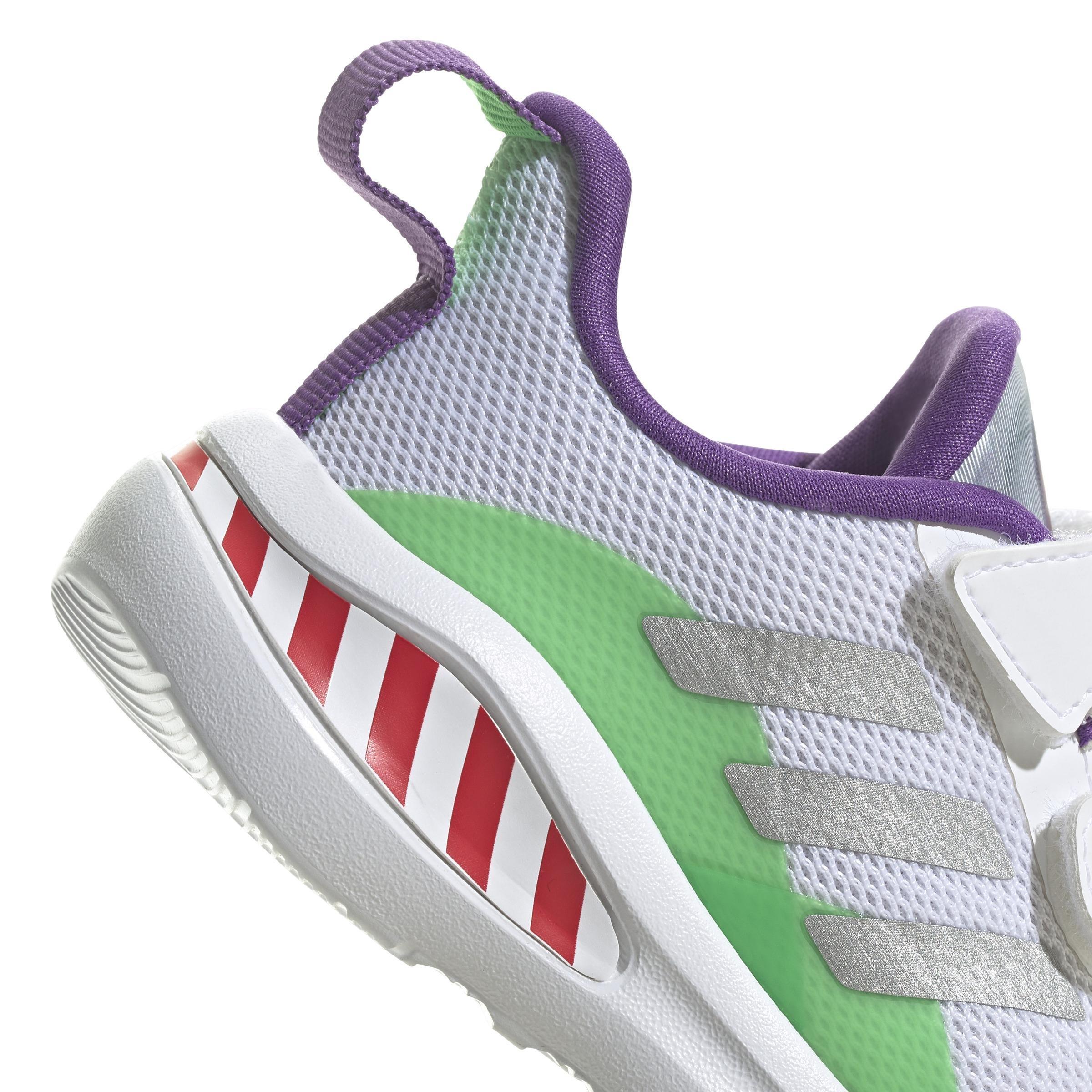 Unisex Kids adidas x Disney Pixar Buzz Lightyear Toy Story Fortarun Shoes, White, , large image number 3