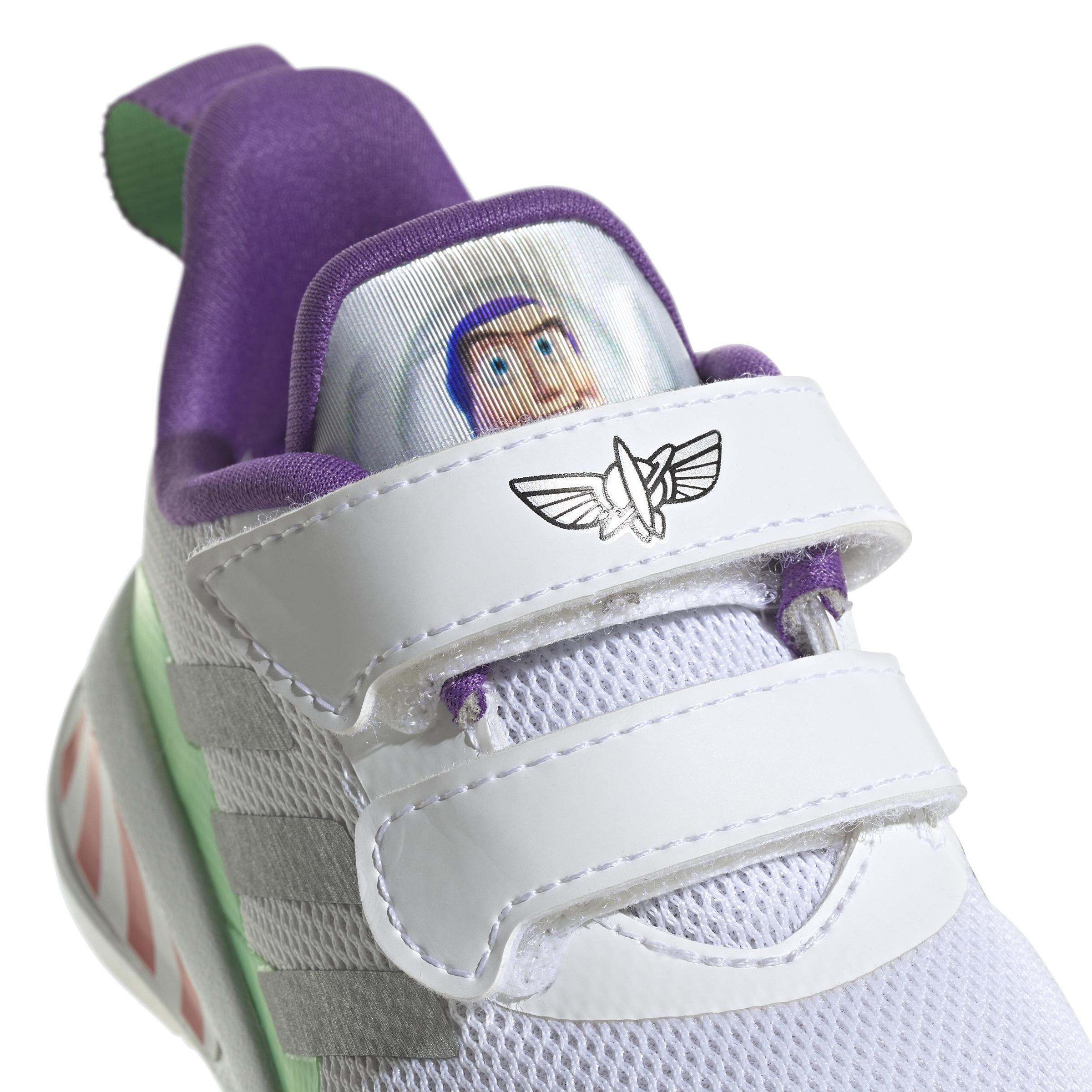Unisex Kids adidas x Disney Pixar Buzz Lightyear Toy Story Fortarun Shoes, White, , large image number 4